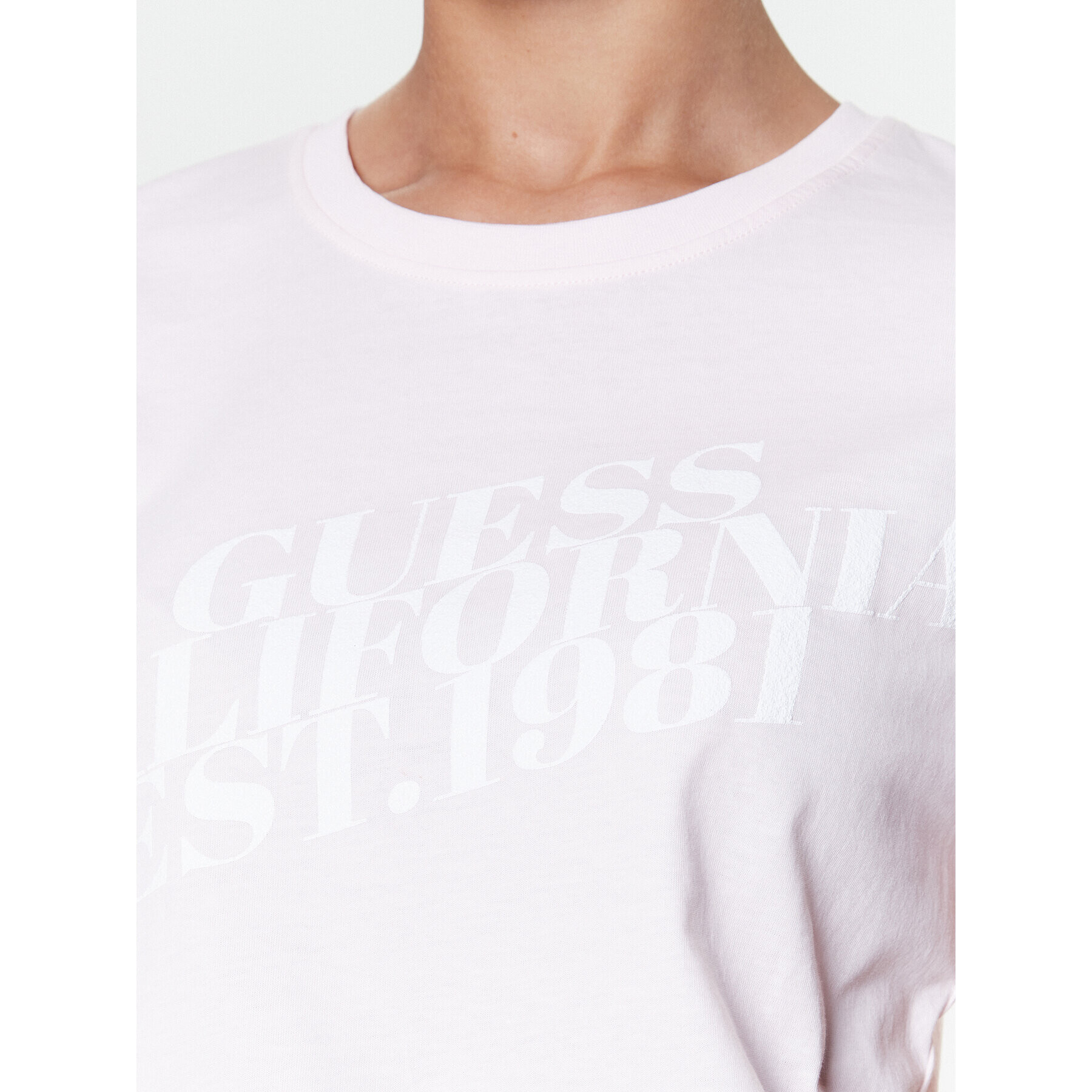 Guess T-Shirt Aurelia W3RI26 JA914 Růžová Regular Fit - Pepit.cz