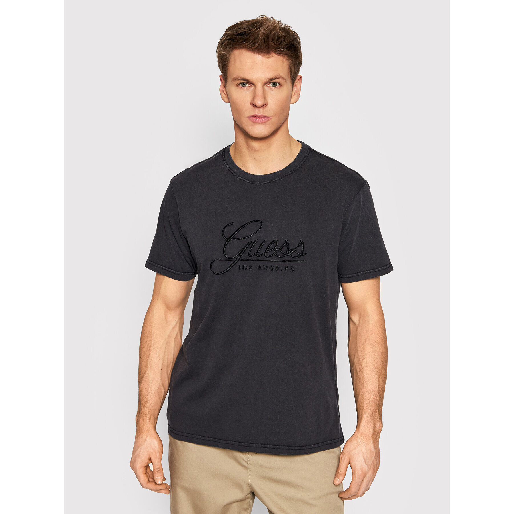 Guess T-Shirt Barry M2GI60 I3Z00 Černá Regular Fit - Pepit.cz