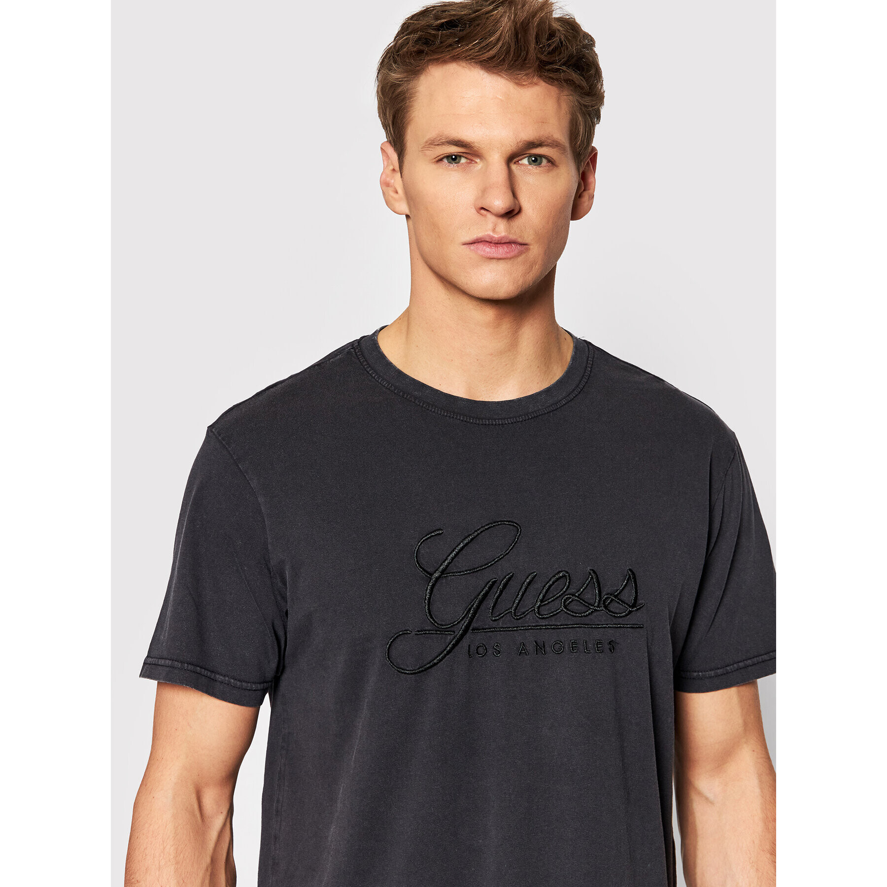 Guess T-Shirt Barry M2GI60 I3Z00 Černá Regular Fit - Pepit.cz