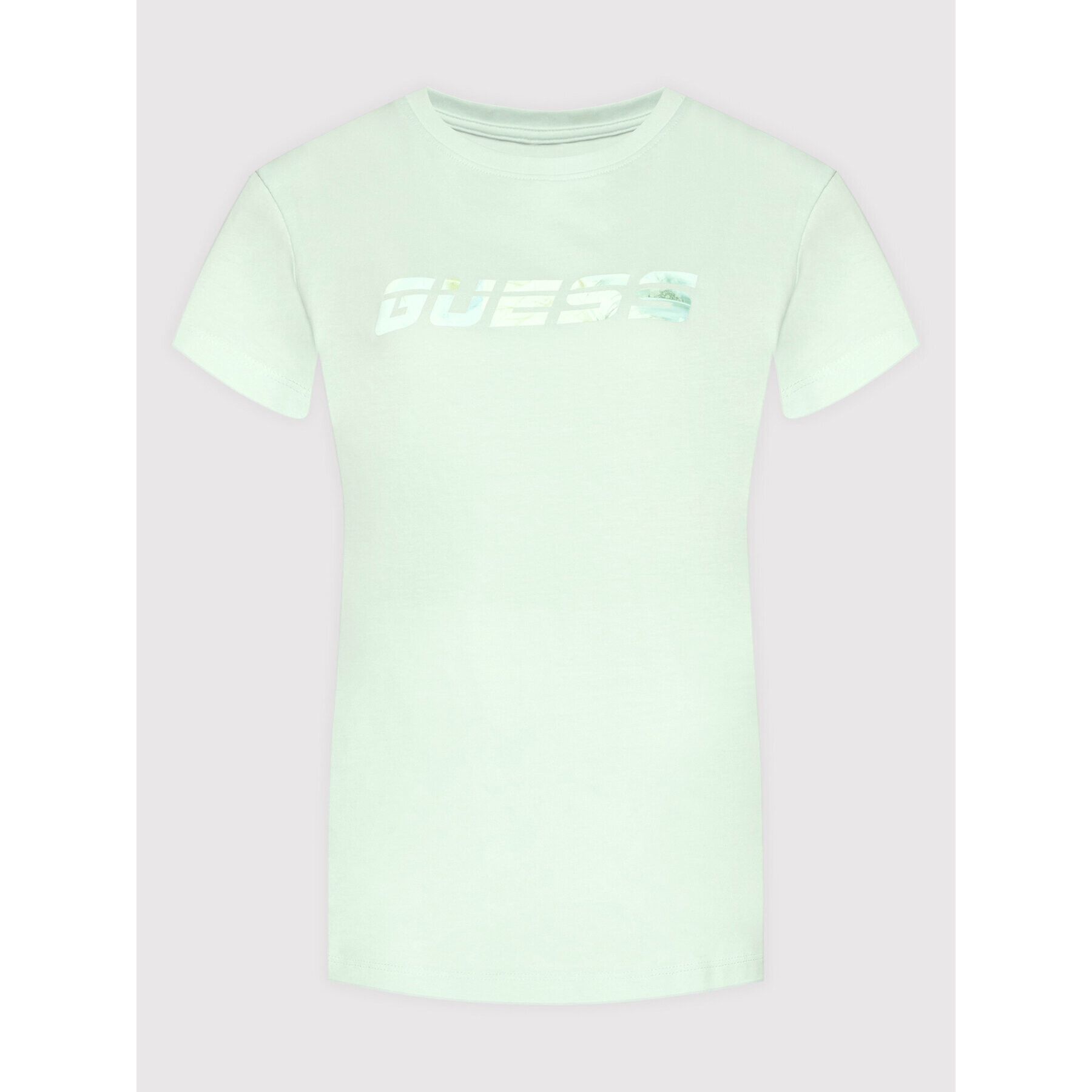 Guess T-Shirt Bessie V2GI07 I3Z11 Zelená Regular Fit - Pepit.cz