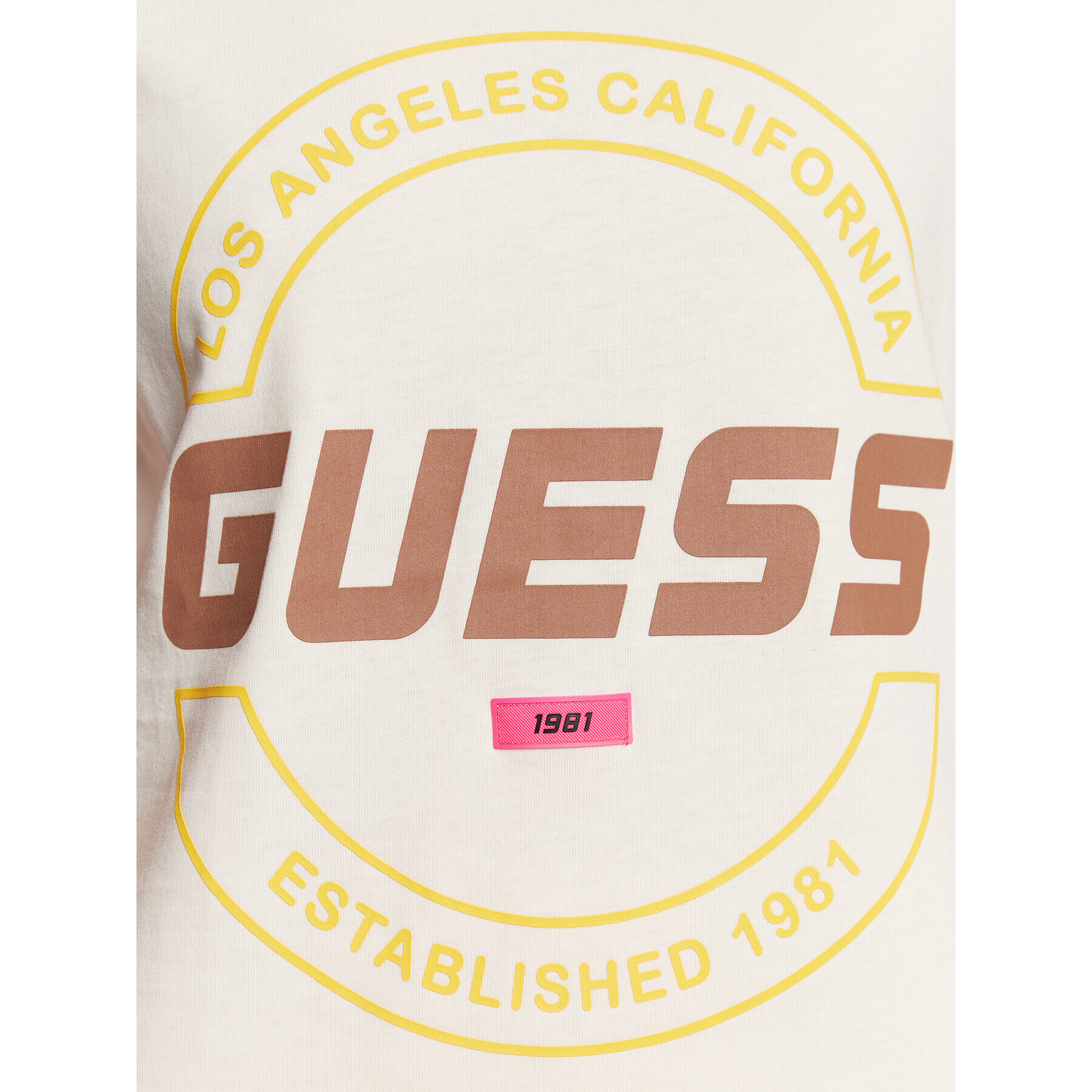 Guess T-Shirt Bryana V3RI00 I3Z14 Béžová Regular Fit - Pepit.cz