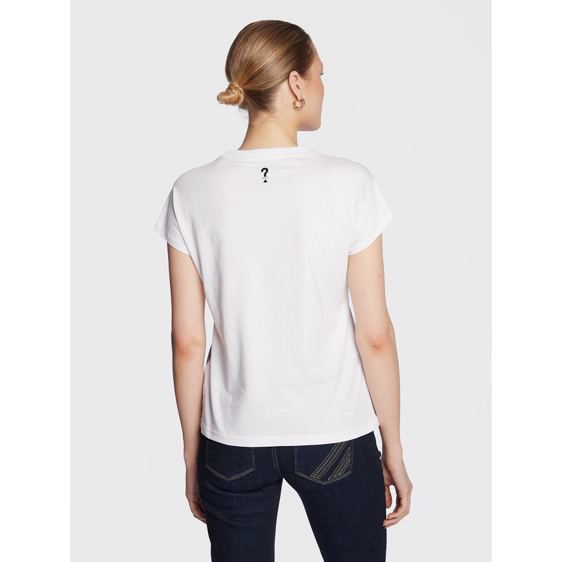 Guess T-Shirt Carmen W3RI30 I3Z11 Bílá Slim Fit - Pepit.cz