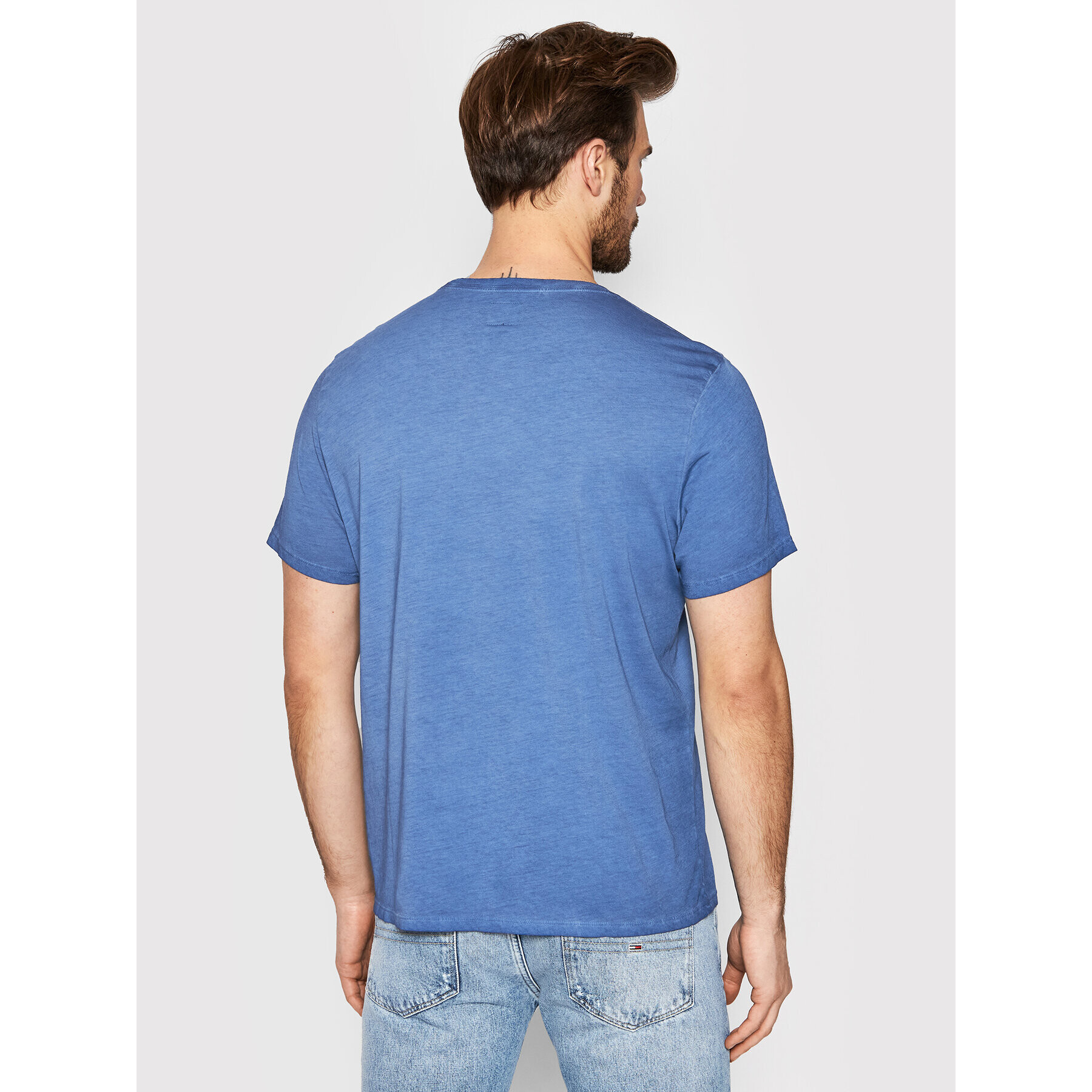 Guess T-Shirt Classic M2GP24 K7HD0 Modrá Regular Fit - Pepit.cz