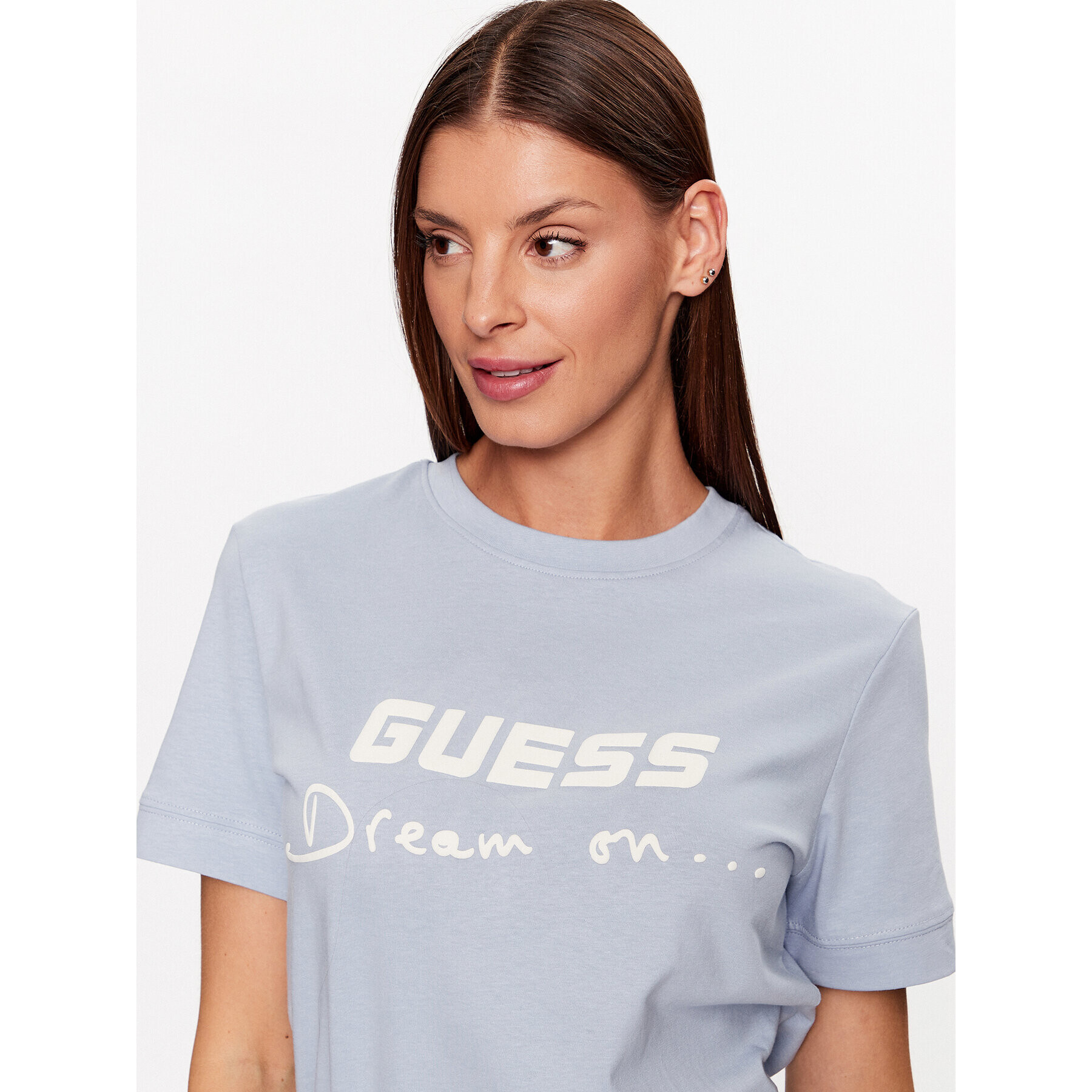 Guess T-Shirt Dalya V3GI05 I3Z14 Modrá Regular Fit - Pepit.cz