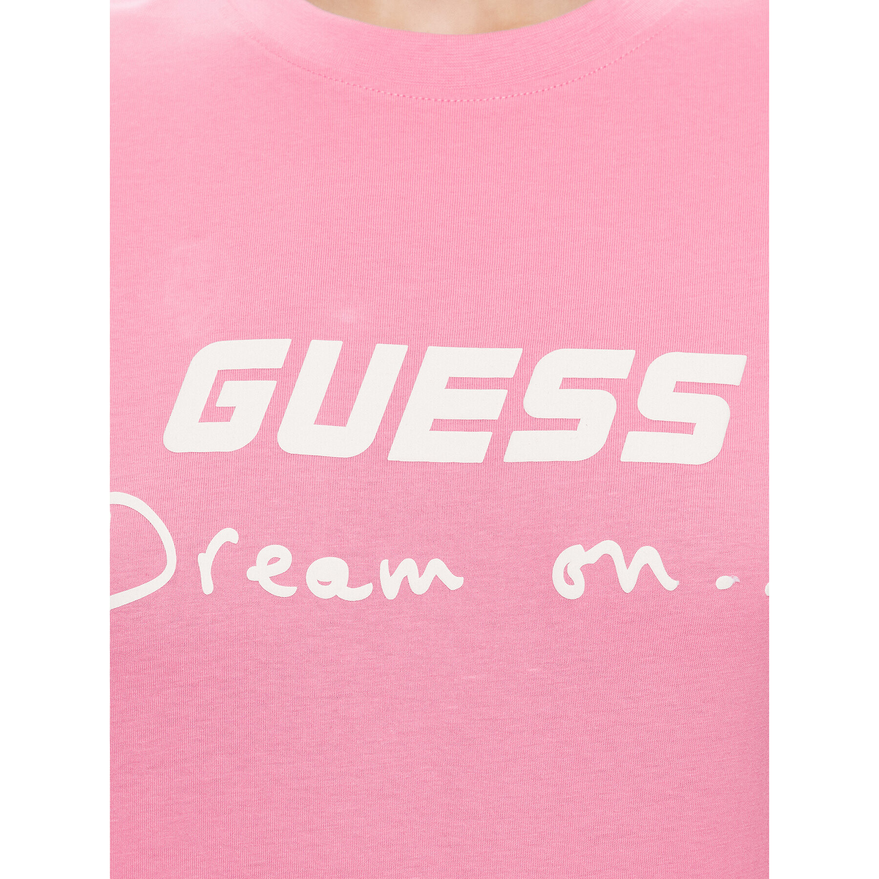 Guess T-Shirt Dalya V3GI05 I3Z14 Růžová Regular Fit - Pepit.cz