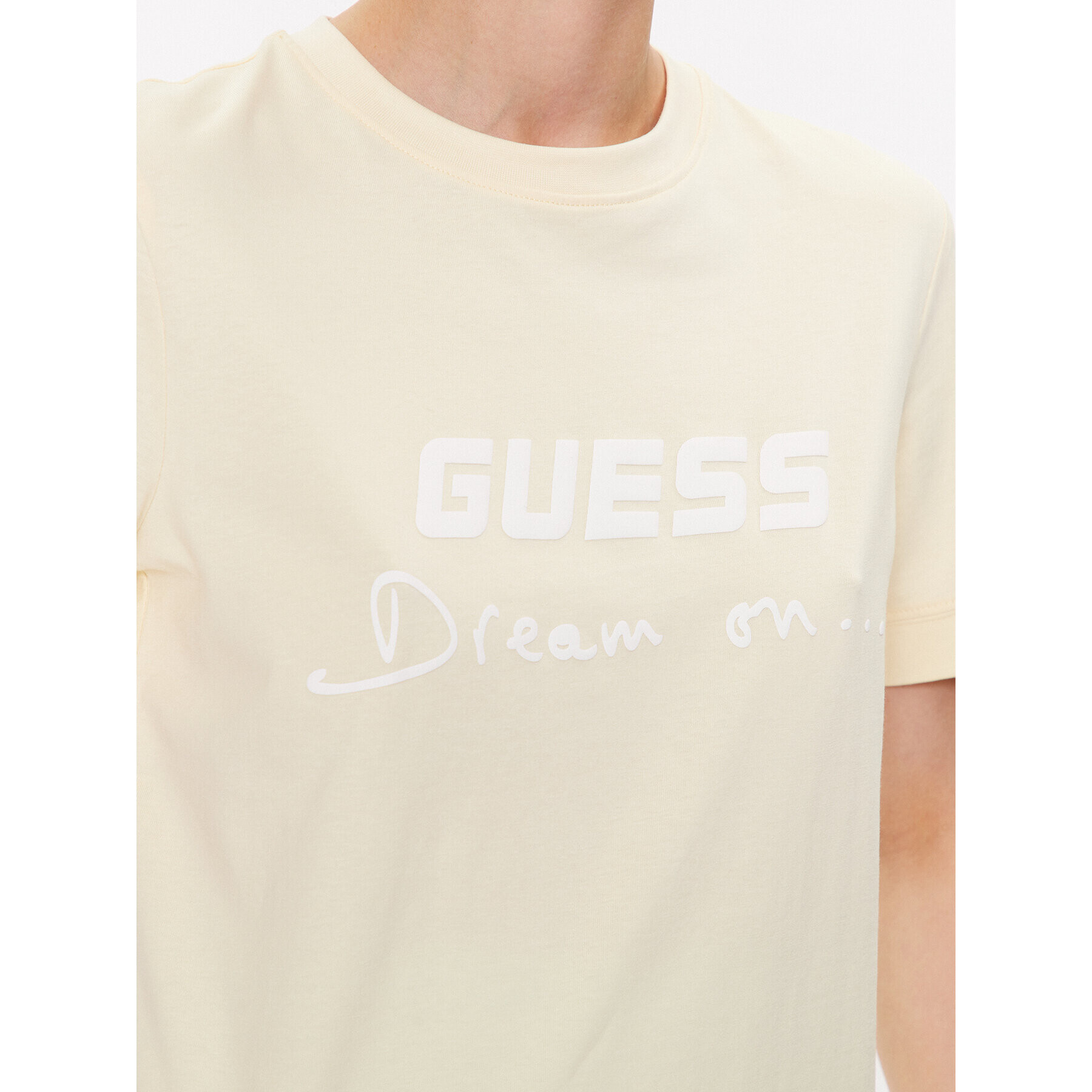 Guess T-Shirt Dalya V3GI05 I3Z14 Žlutá Regular Fit - Pepit.cz