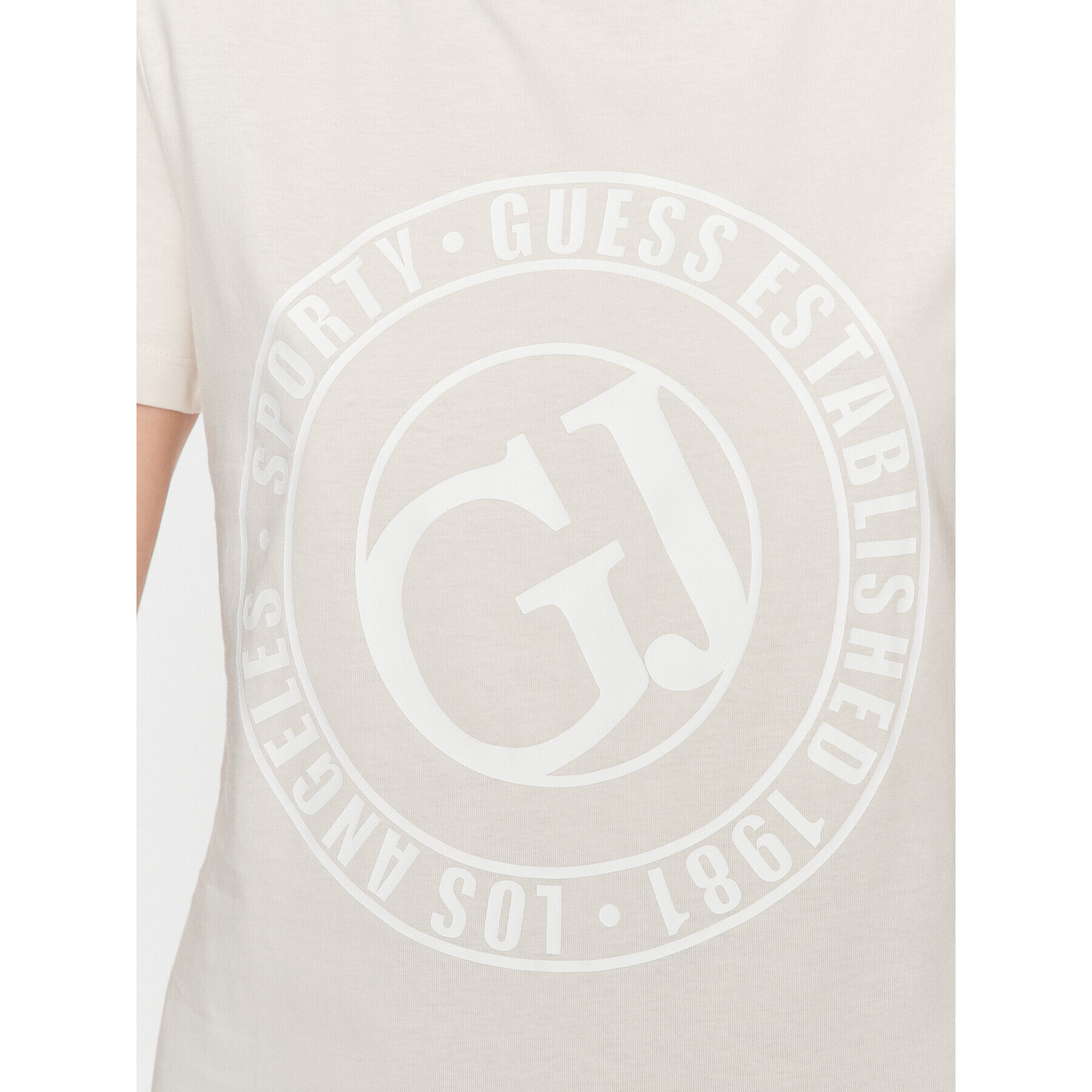 Guess T-Shirt Debora V3YI07 I3Z14 Béžová Regular Fit - Pepit.cz