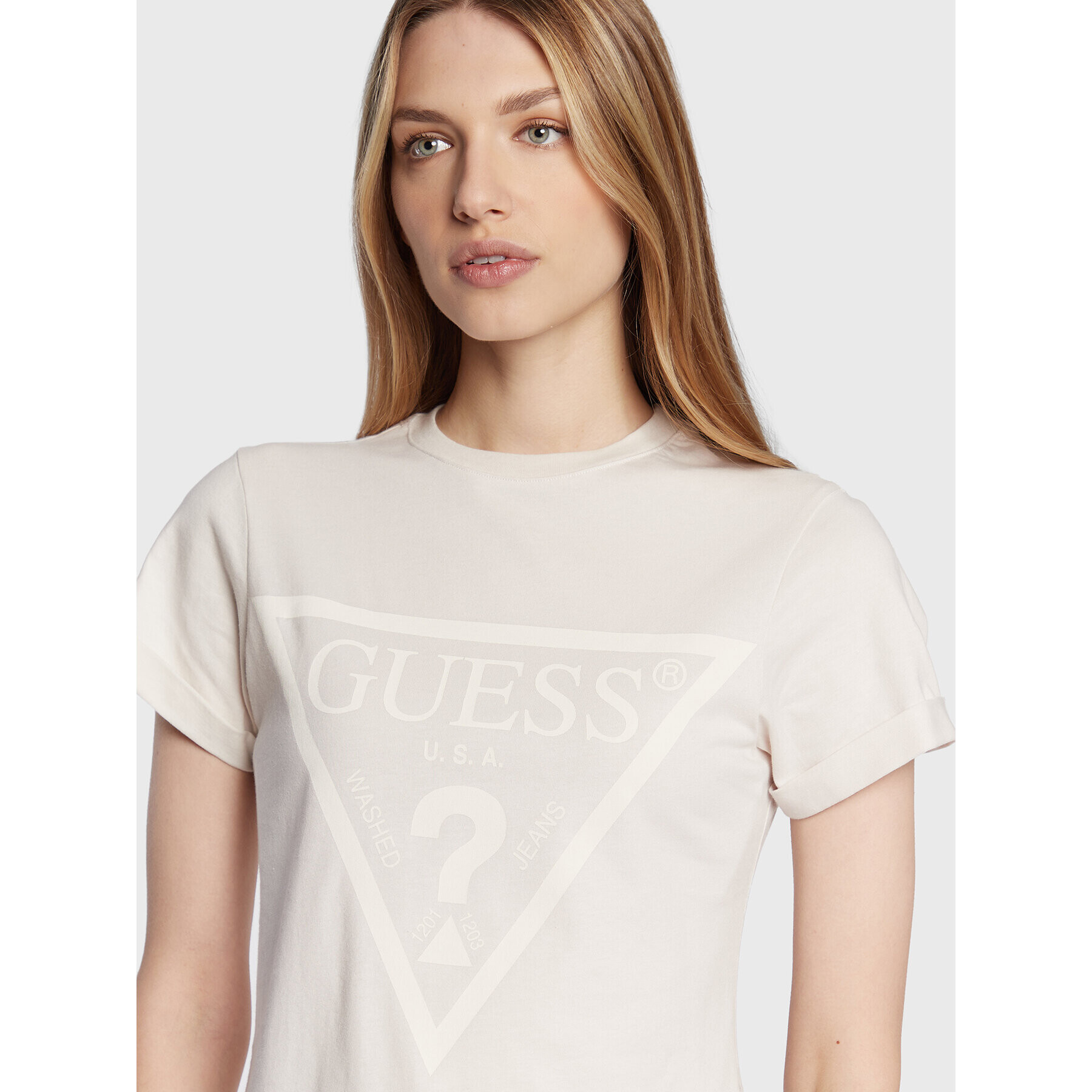 Guess T-Shirt Dianna V2BI06 I3Z14 Béžová Regular Fit - Pepit.cz