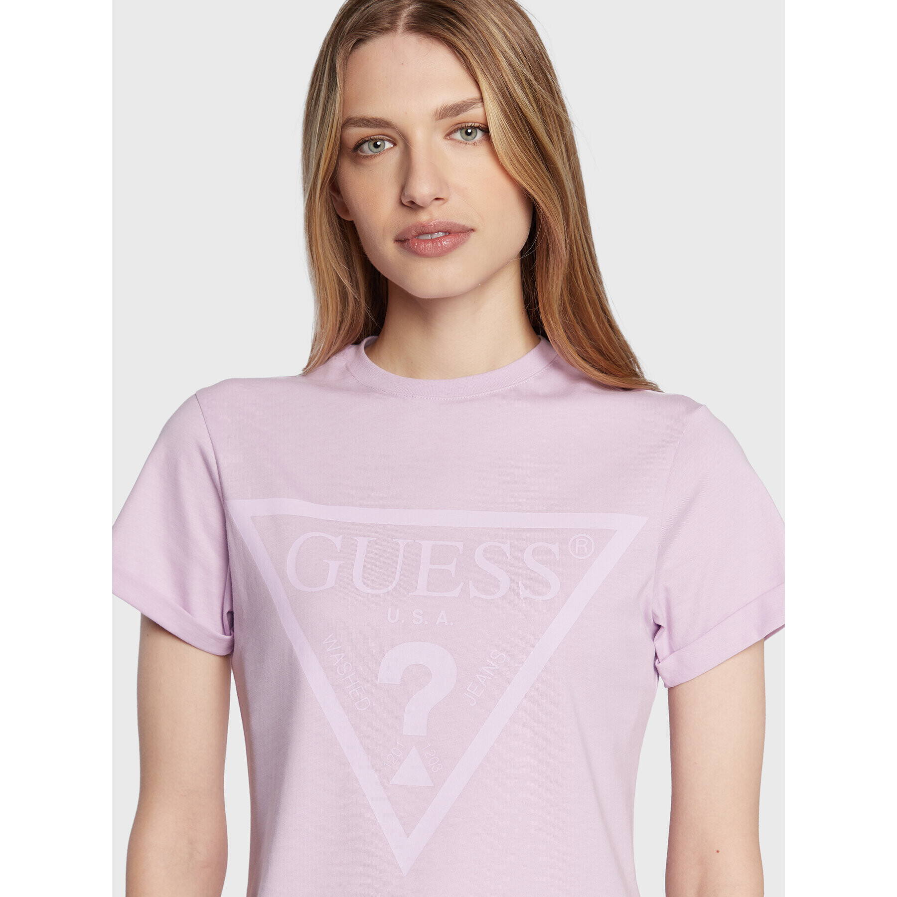 Guess T-Shirt Dianna V2BI06 I3Z14 Fialová Regular Fit - Pepit.cz