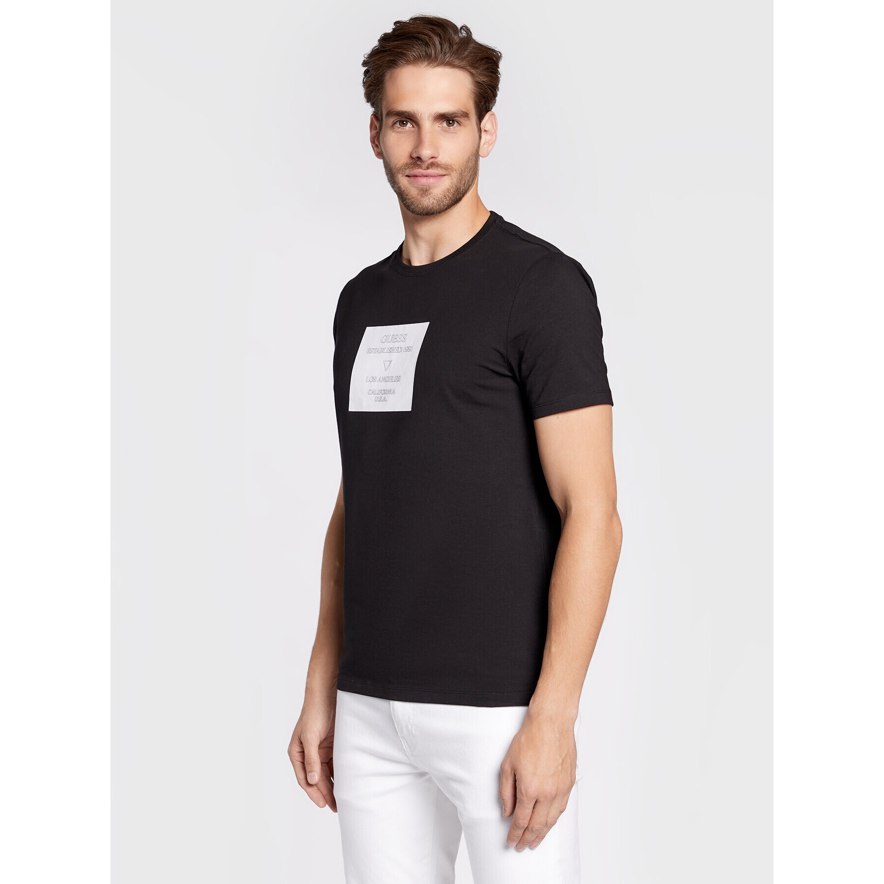 Guess T-Shirt Dukker M2BI52 J1314 Černá Slim Fit - Pepit.cz