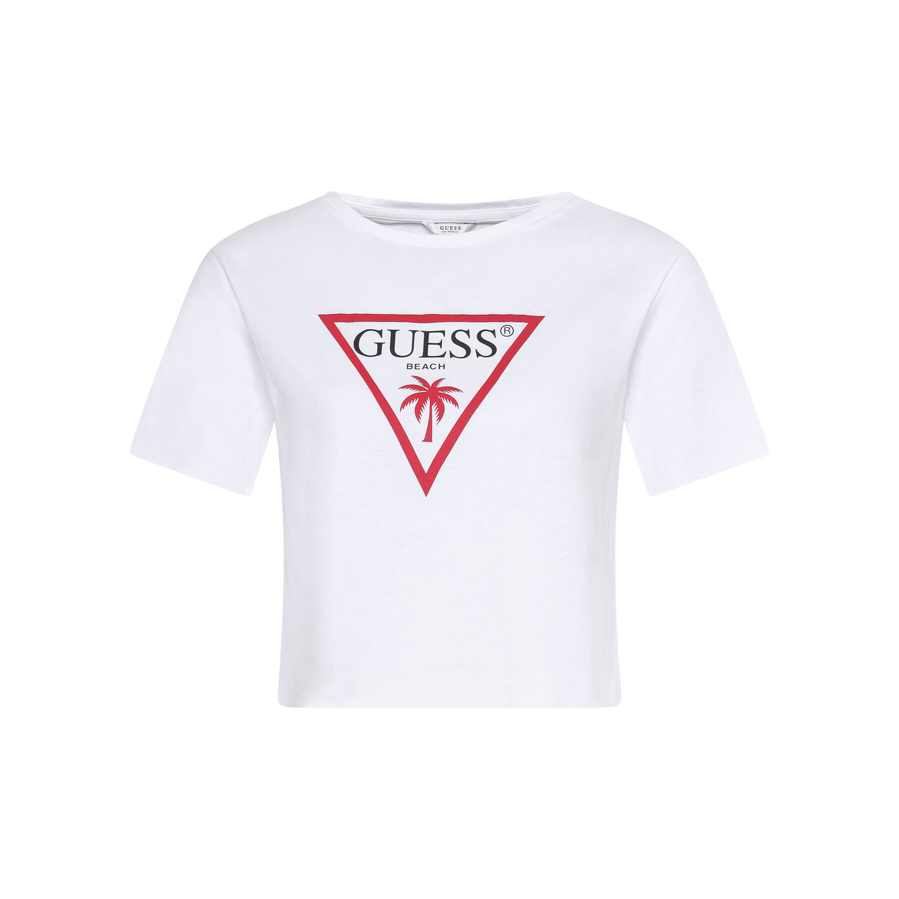 Guess T-Shirt E02I01 K8FY0 Bílá Regular Fit - Pepit.cz