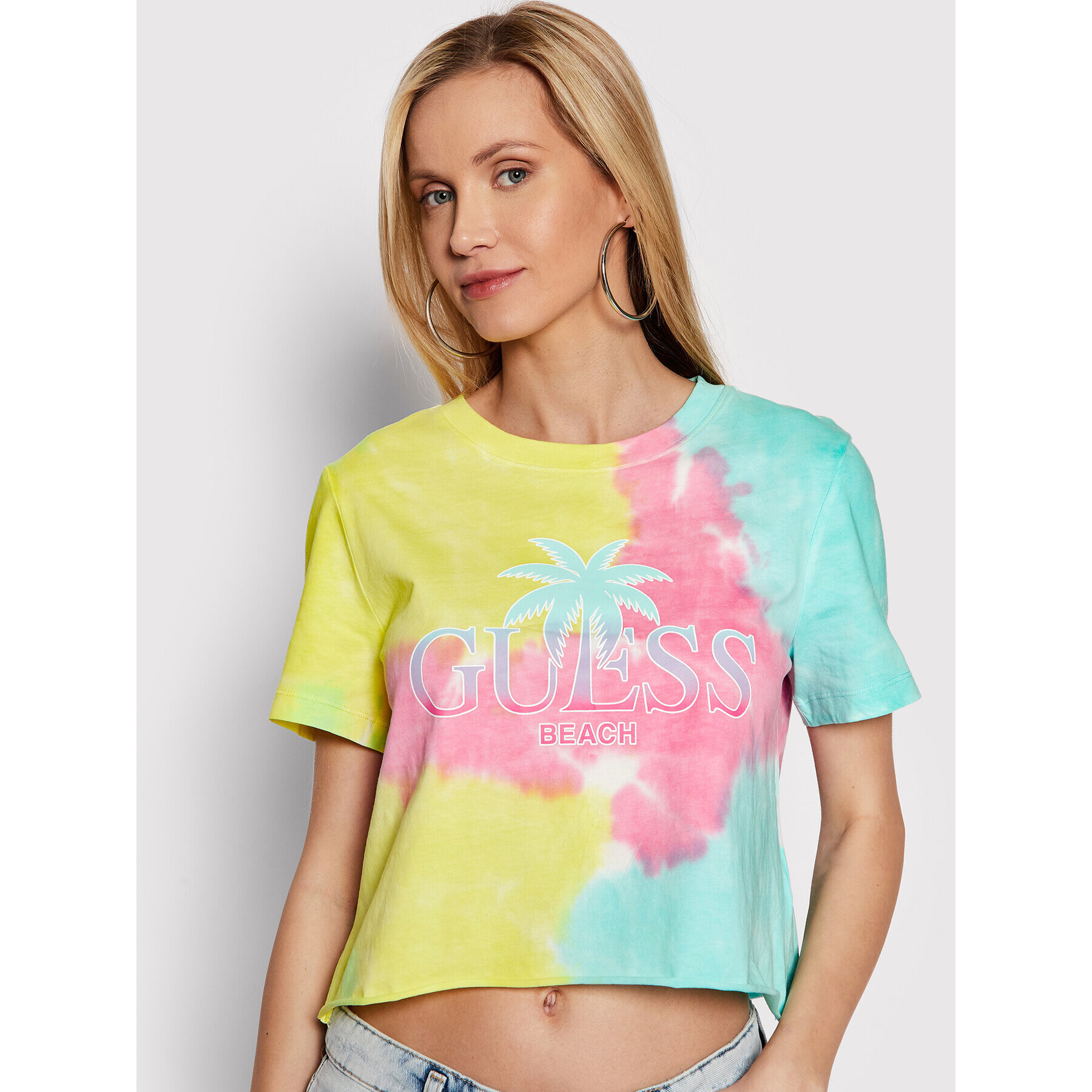 Guess T-Shirt E2GI00 I3Z00 Barevná Regular Fit - Pepit.cz