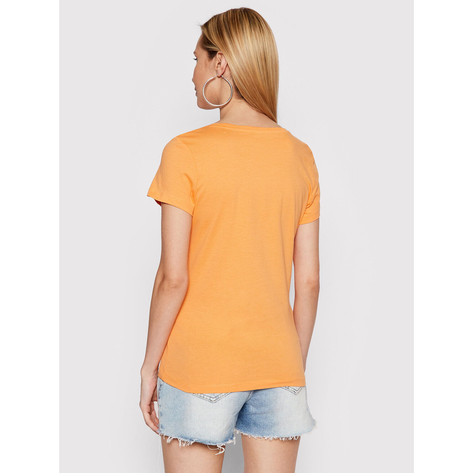 Guess T-Shirt E2GI02 K8FY0 Oranžová Regular Fit - Pepit.cz