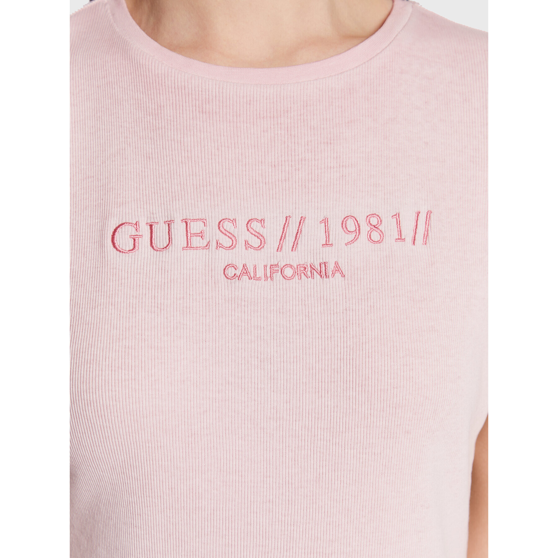 Guess T-Shirt Edurne W2GI10 K1814 Růžová Regular Fit - Pepit.cz