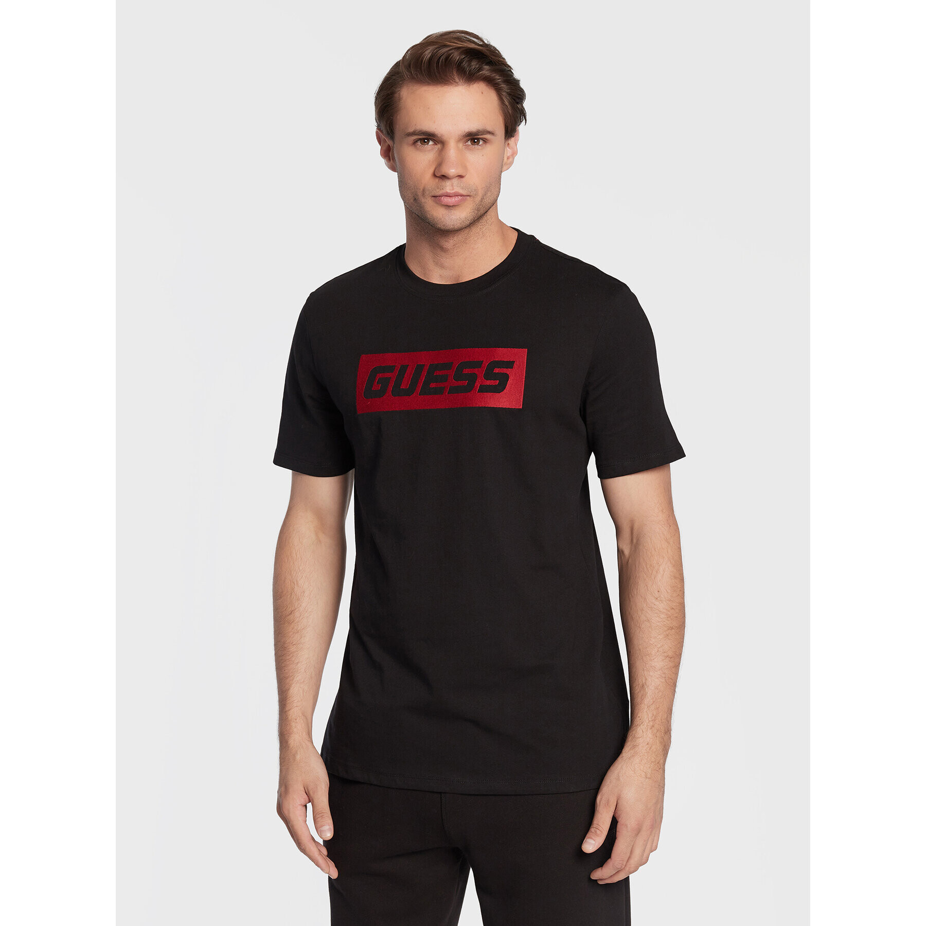 Guess T-Shirt Eldred Z2BI04 K8FQ4 Černá Regular Fit - Pepit.cz