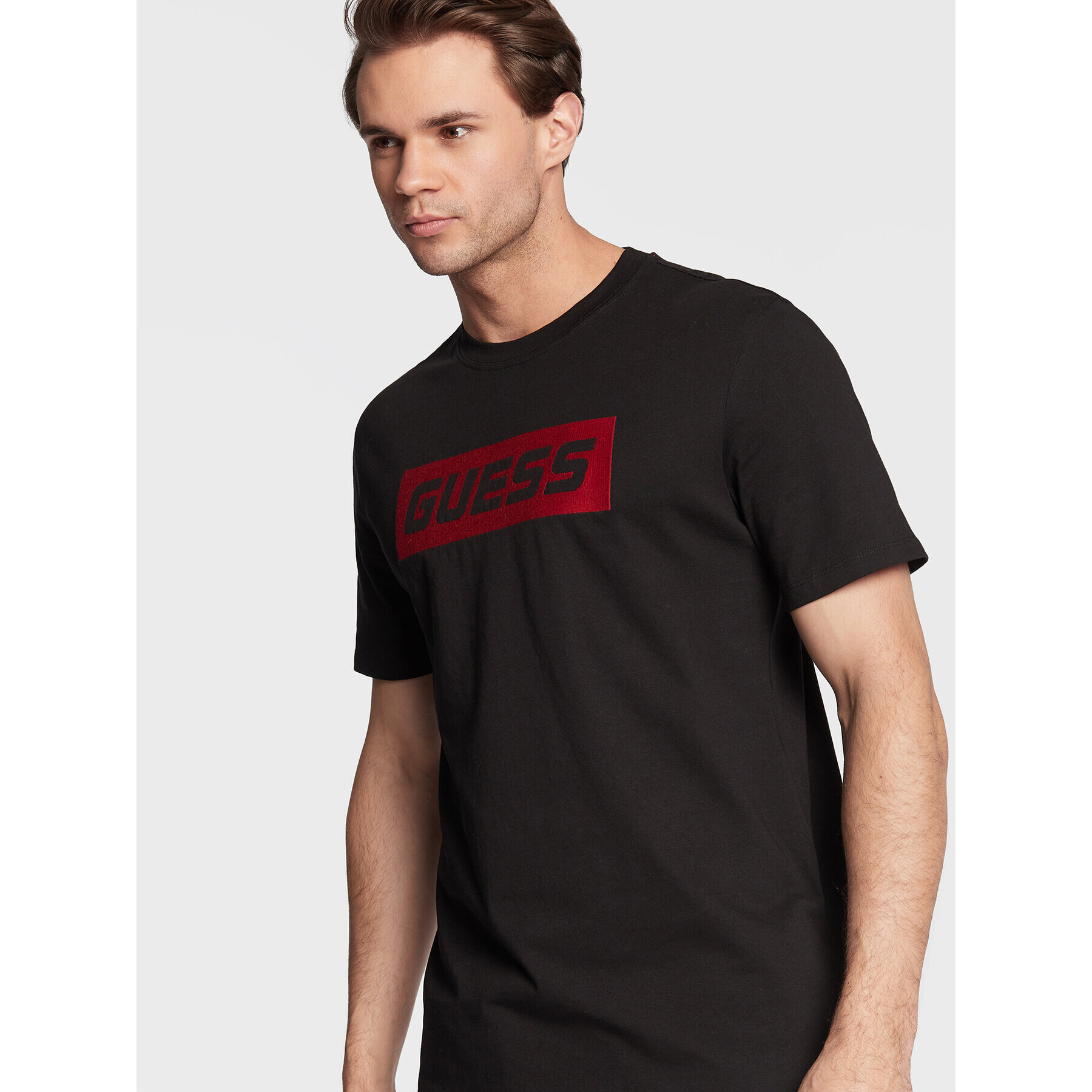 Guess T-Shirt Eldred Z2BI04 K8FQ4 Černá Regular Fit - Pepit.cz