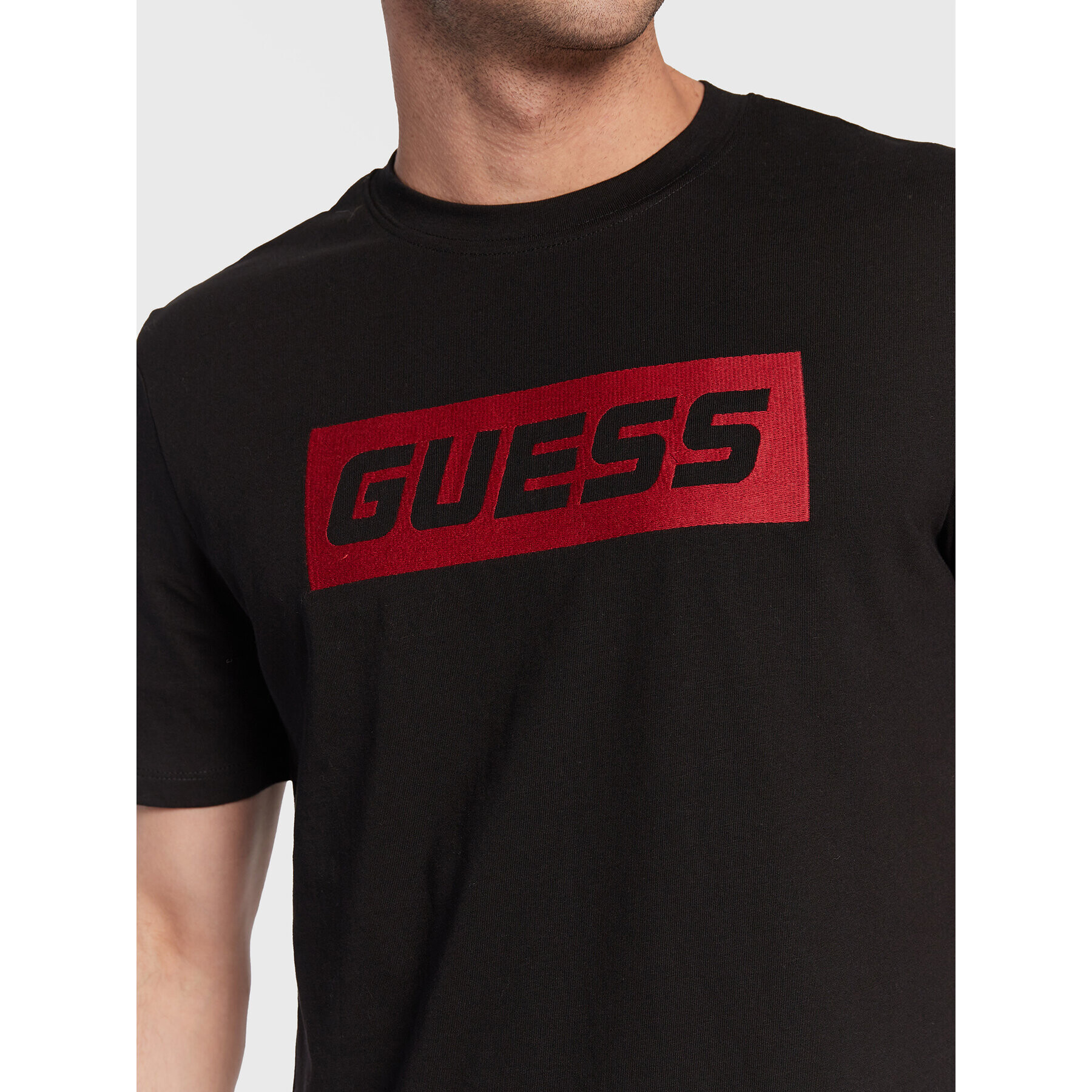 Guess T-Shirt Eldred Z2BI04 K8FQ4 Černá Regular Fit - Pepit.cz