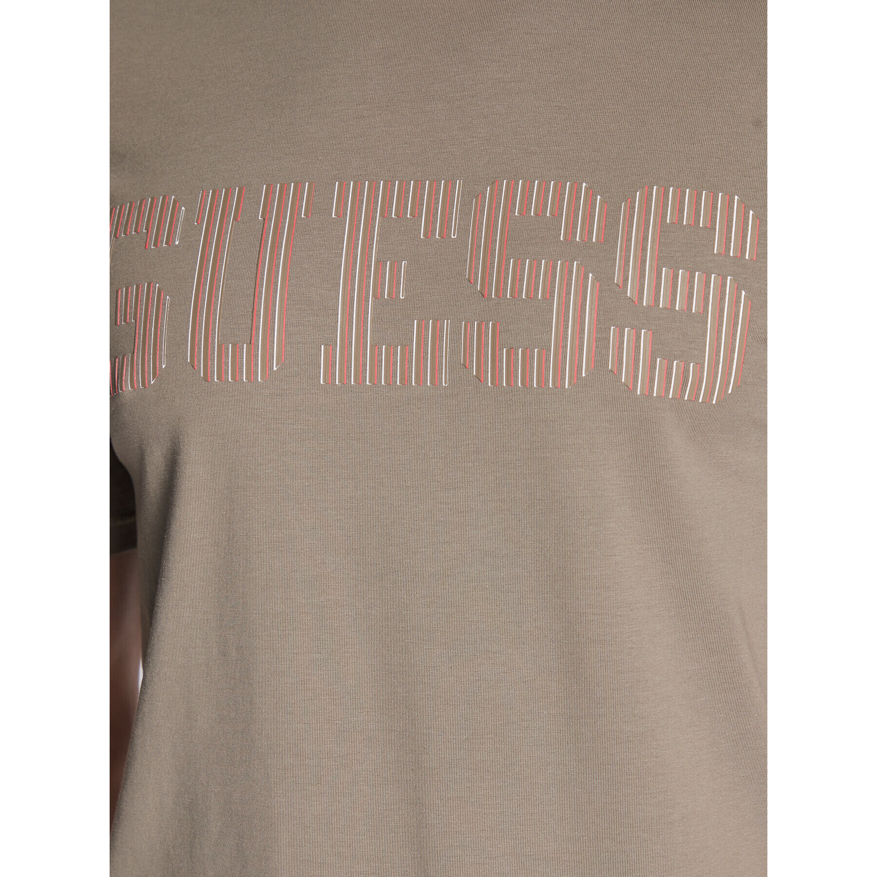 Guess T-Shirt Ermak M3RI05 J1314 Zelená Slim Fit - Pepit.cz