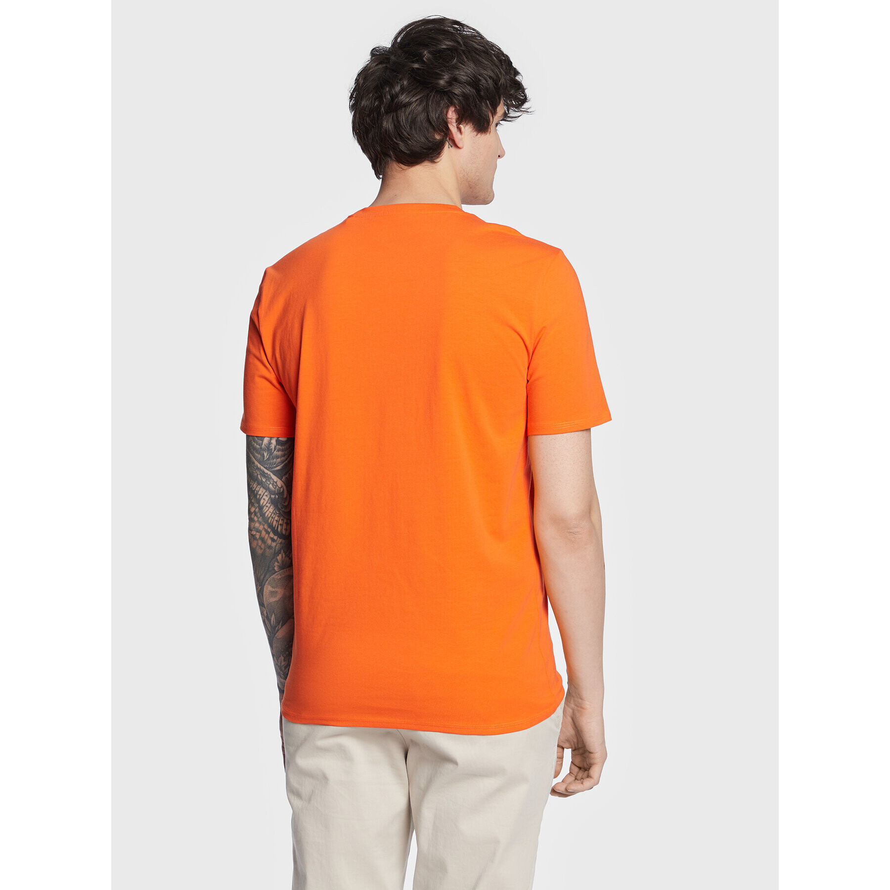 Guess T-Shirt F3GI10 J1314 Hnědá Slim Fit - Pepit.cz