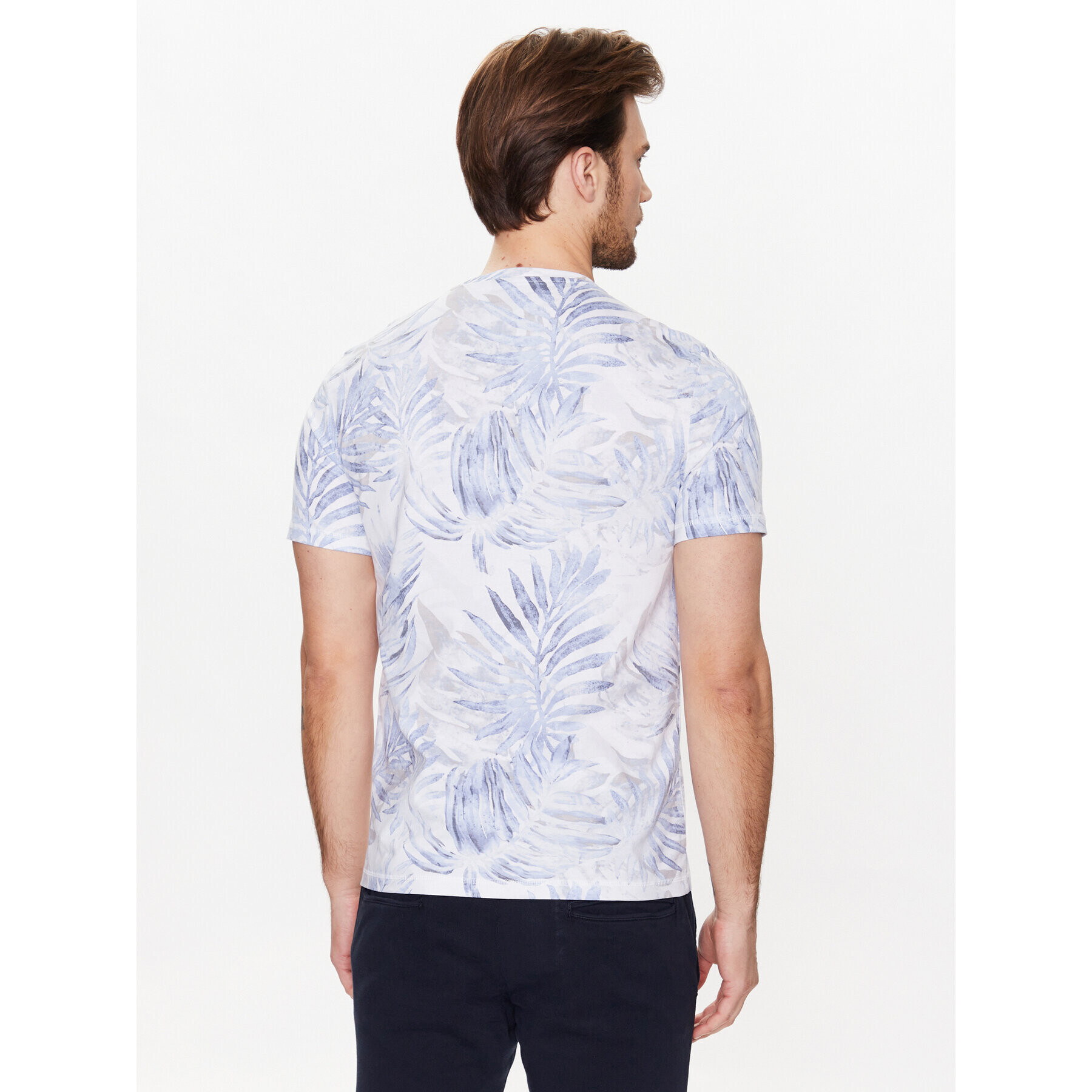 Guess T-Shirt Foliage M3GI27 I3Z14 Modrá Slim Fit - Pepit.cz