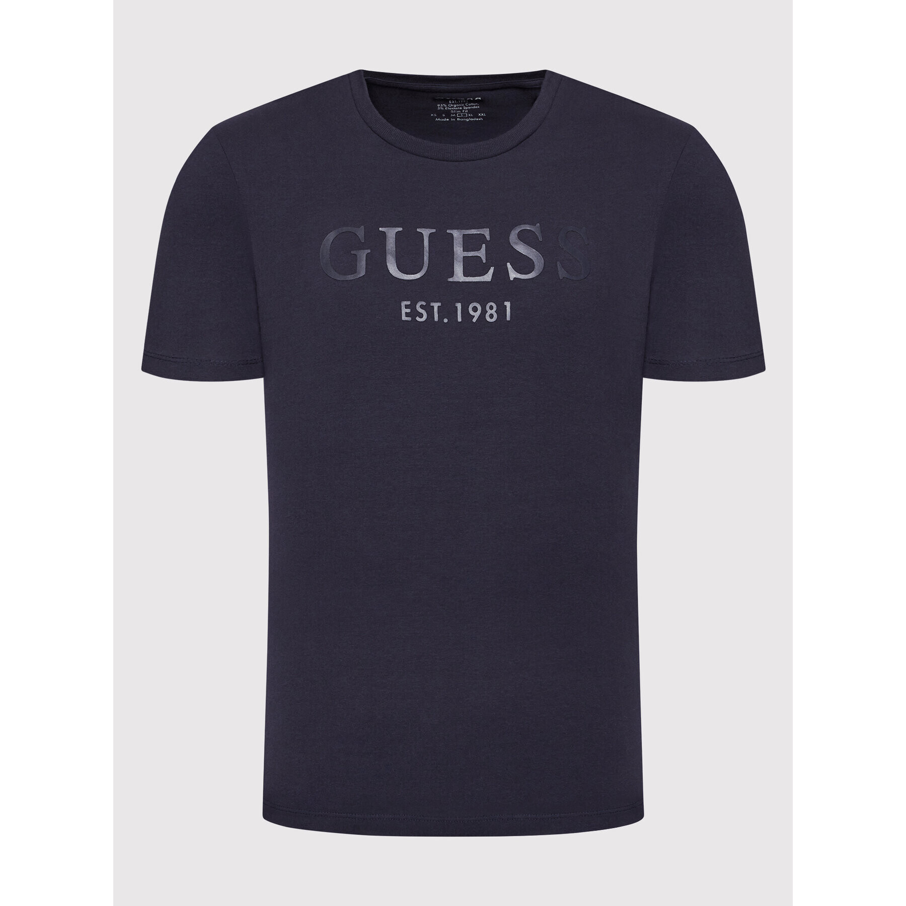 Guess T-Shirt Gammy M2RI29 J1311 Tmavomodrá Slim Fit - Pepit.cz