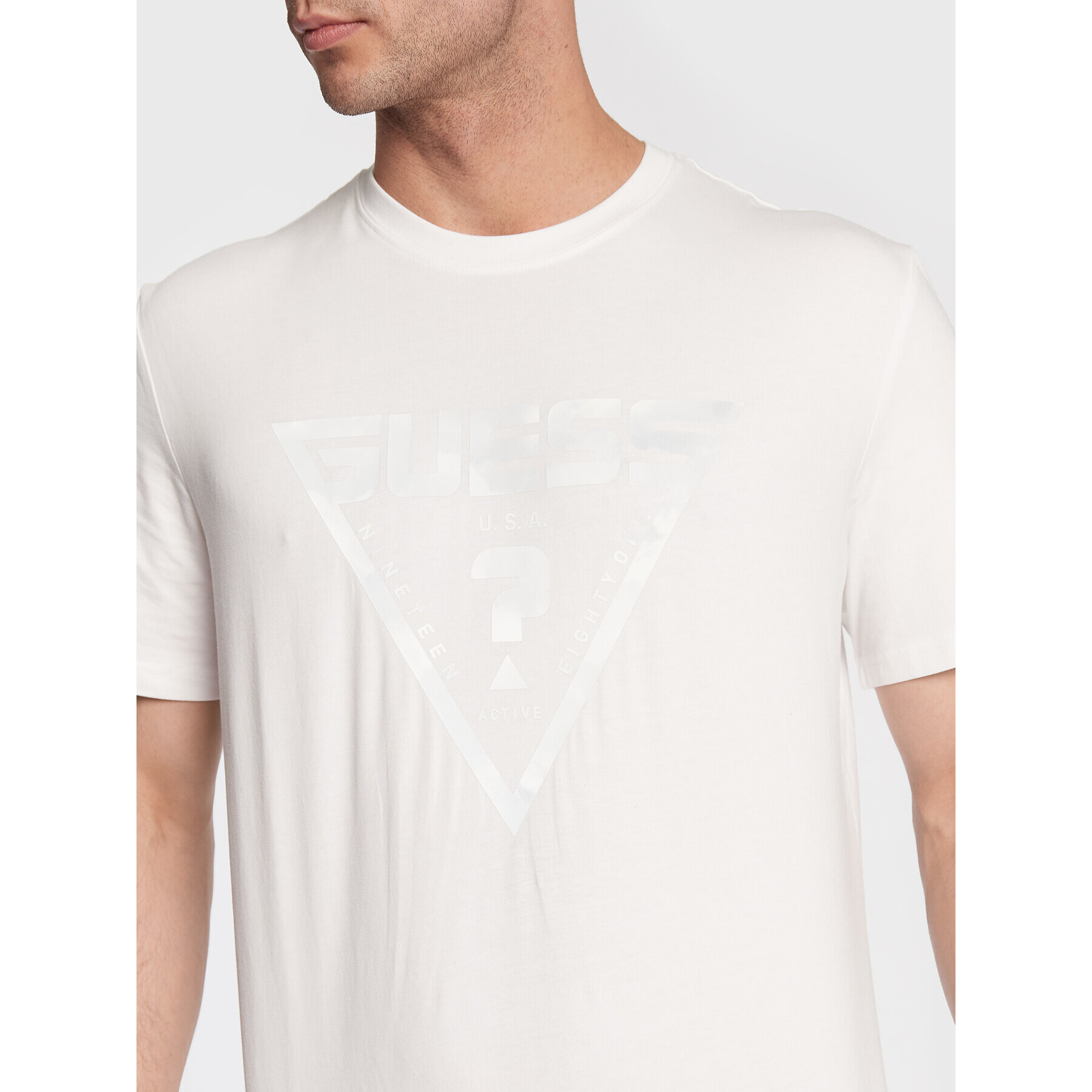 Guess T-Shirt Hardy Z2BI07 J1314 Bílá Regular Fit - Pepit.cz