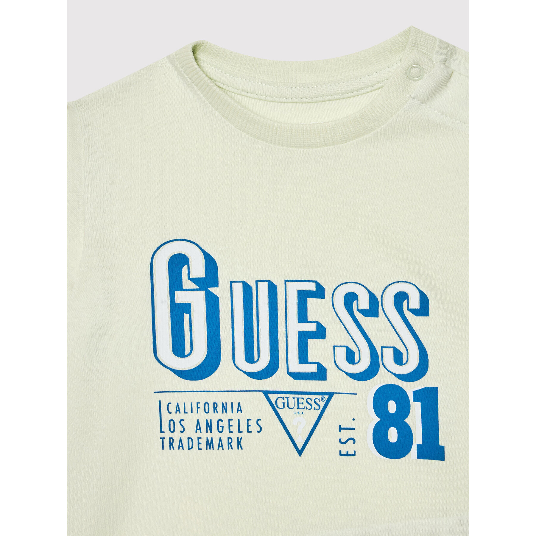 Guess T-Shirt I2GI04 K8HM0 Zelená Regular Fit - Pepit.cz