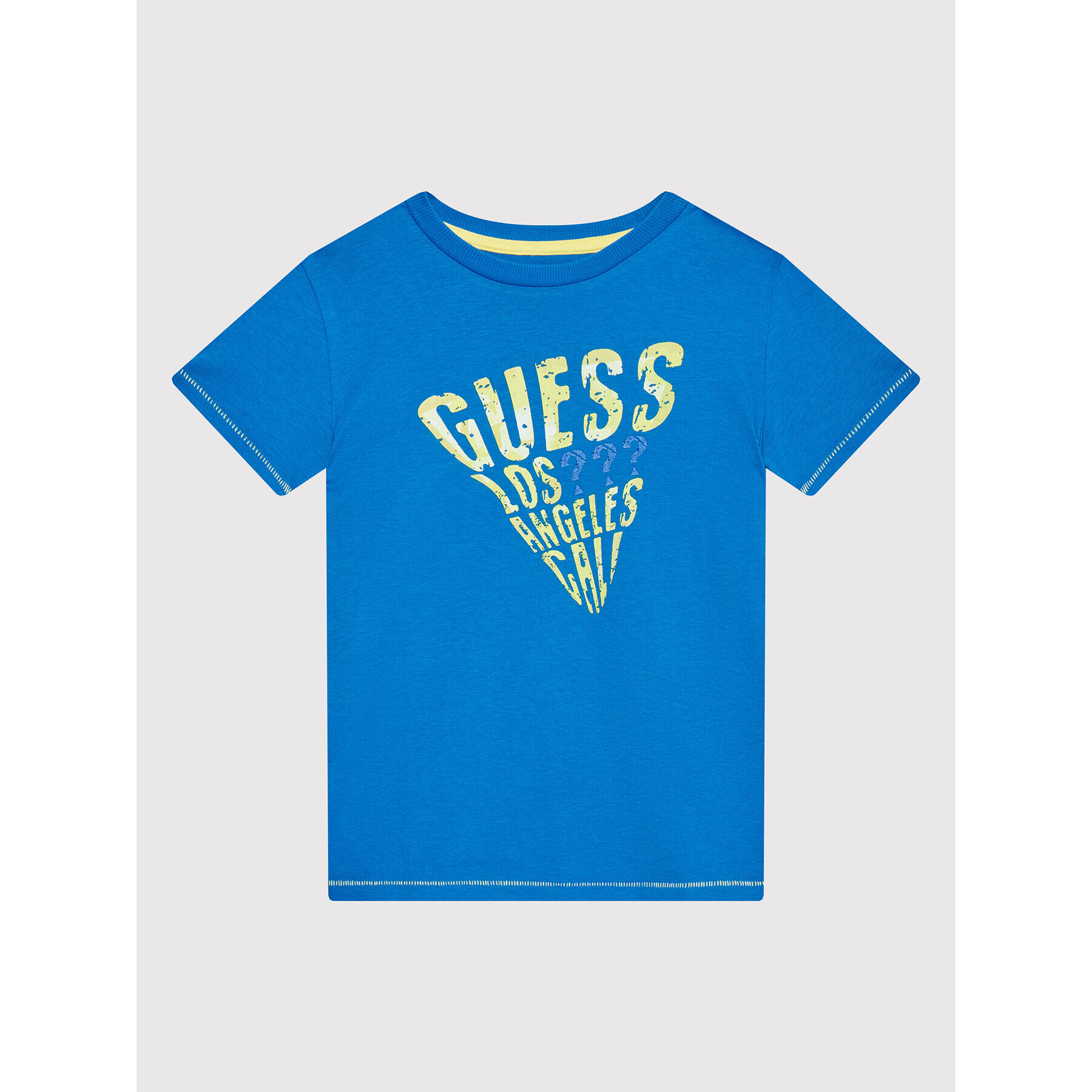 Guess T-Shirt I2GI05 K8HM0 Modrá Regular Fit - Pepit.cz