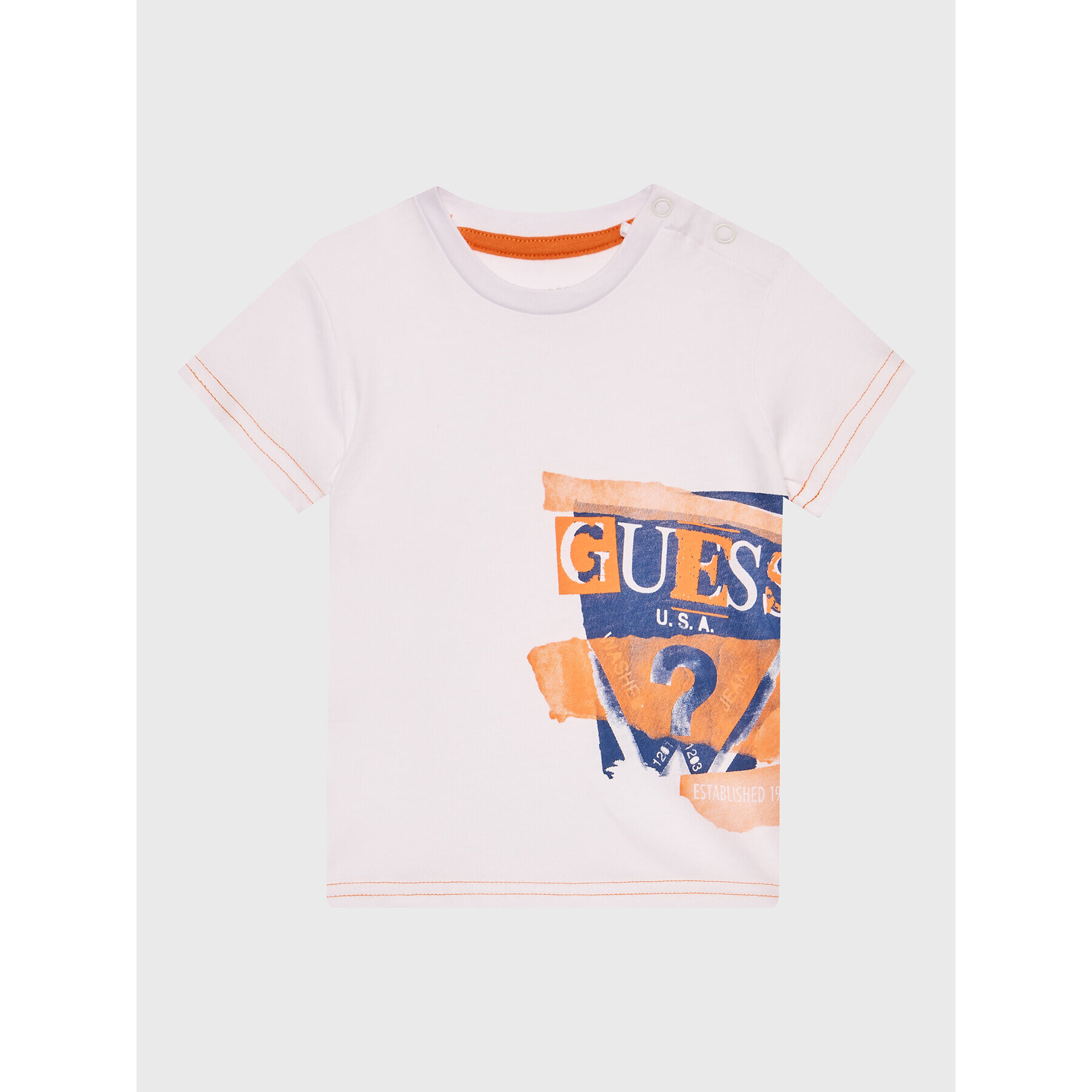 Guess T-Shirt I3GI00 K8HM0 Bílá Regular Fit - Pepit.cz