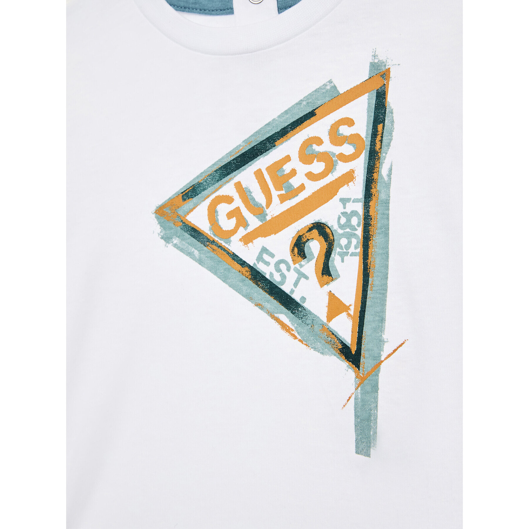 Guess T-Shirt I3GI01 K8HM0 Bílá Regular Fit - Pepit.cz