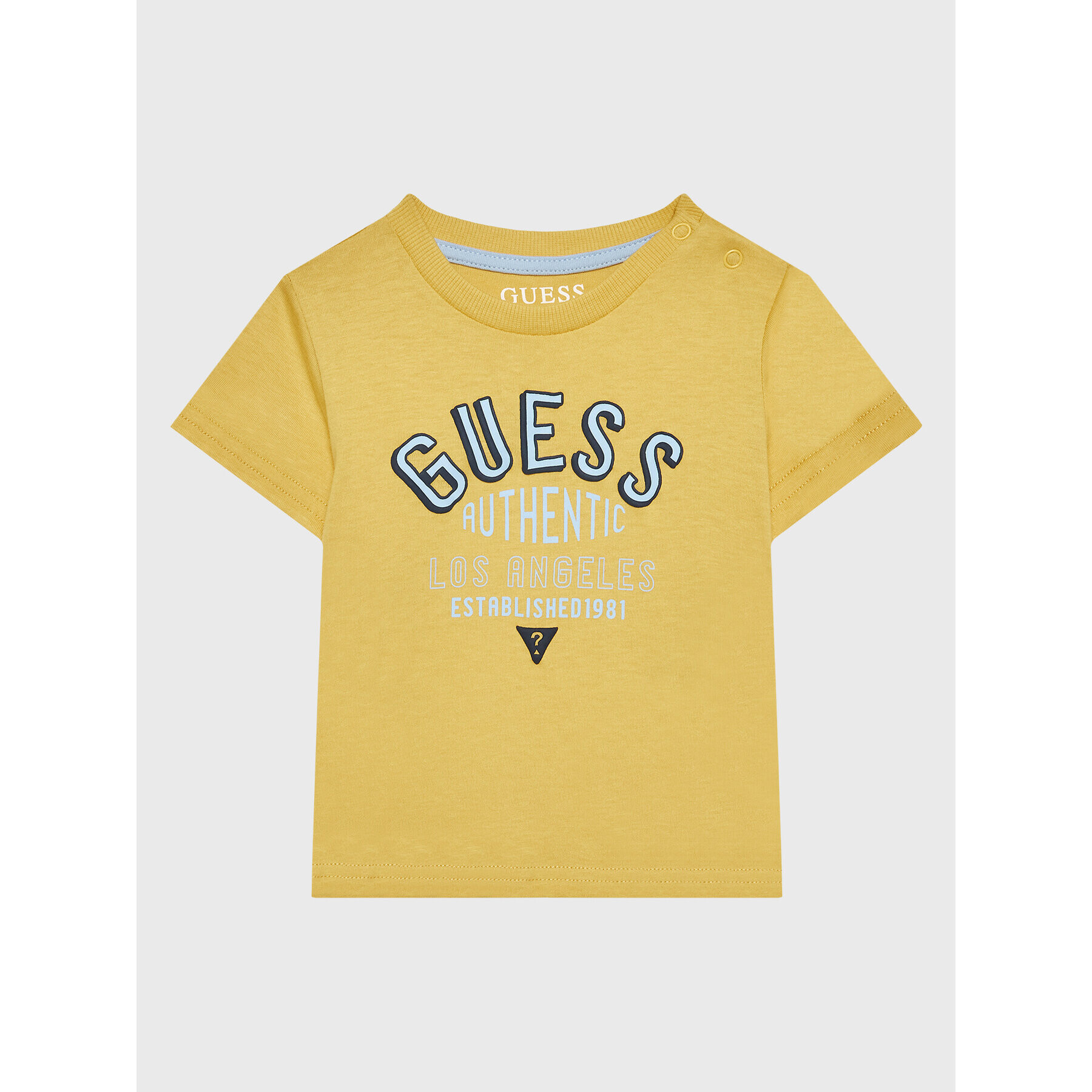 Guess T-Shirt I3RI00 K8HM0 Žlutá Regular Fit - Pepit.cz