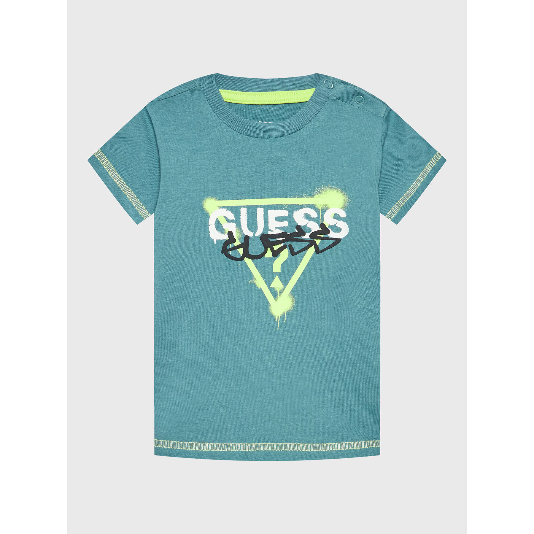 Guess T-Shirt I3RI02 K8HM0 Modrá Regular Fit - Pepit.cz