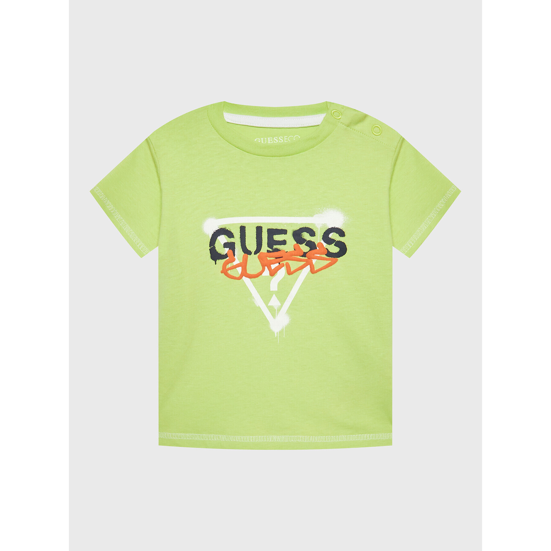 Guess T-Shirt I3RI02 K8HM0 Zelená Regular Fit - Pepit.cz