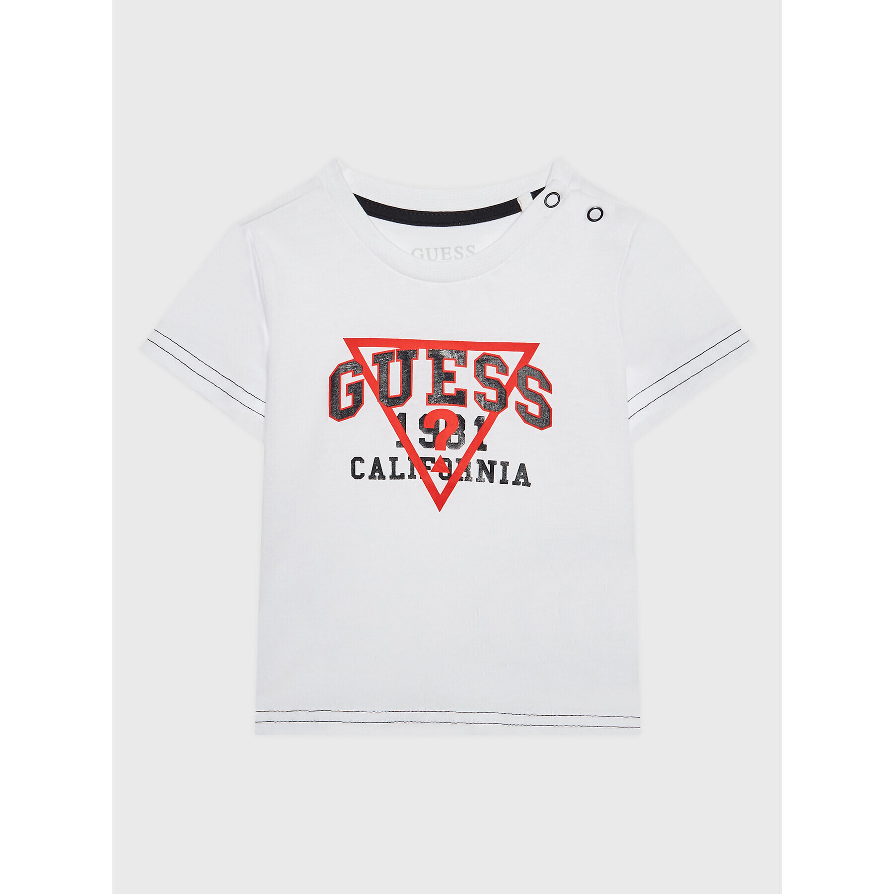 Guess T-Shirt I3RI03 K8HM0 Bílá Regular Fit - Pepit.cz