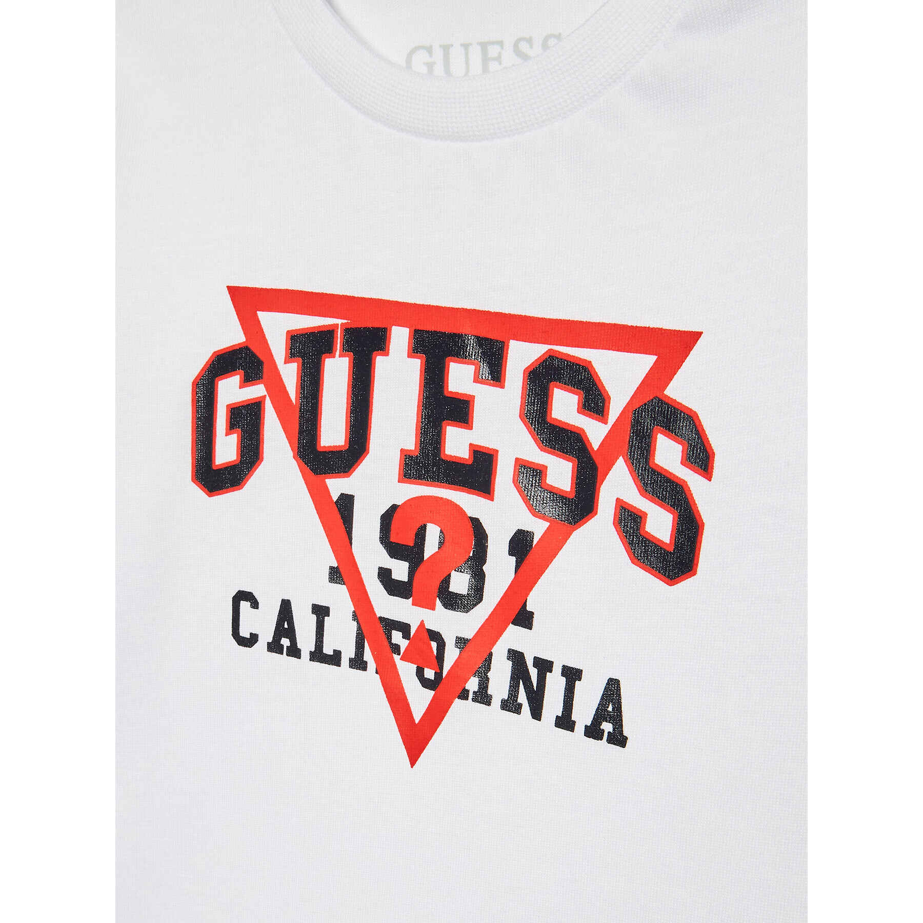 Guess T-Shirt I3RI03 K8HM0 Bílá Regular Fit - Pepit.cz