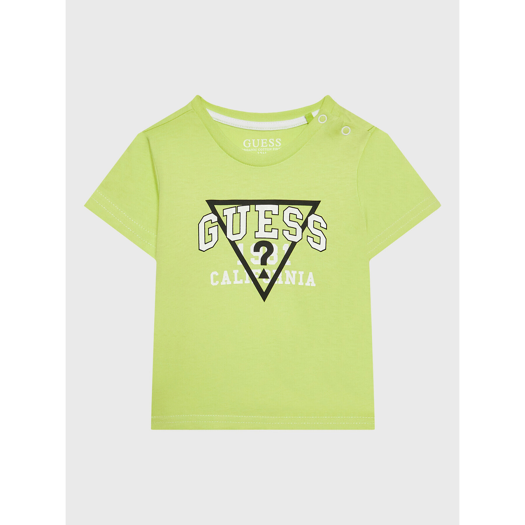 Guess T-Shirt I3RI03 K8HM0 Zelená Regular Fit - Pepit.cz