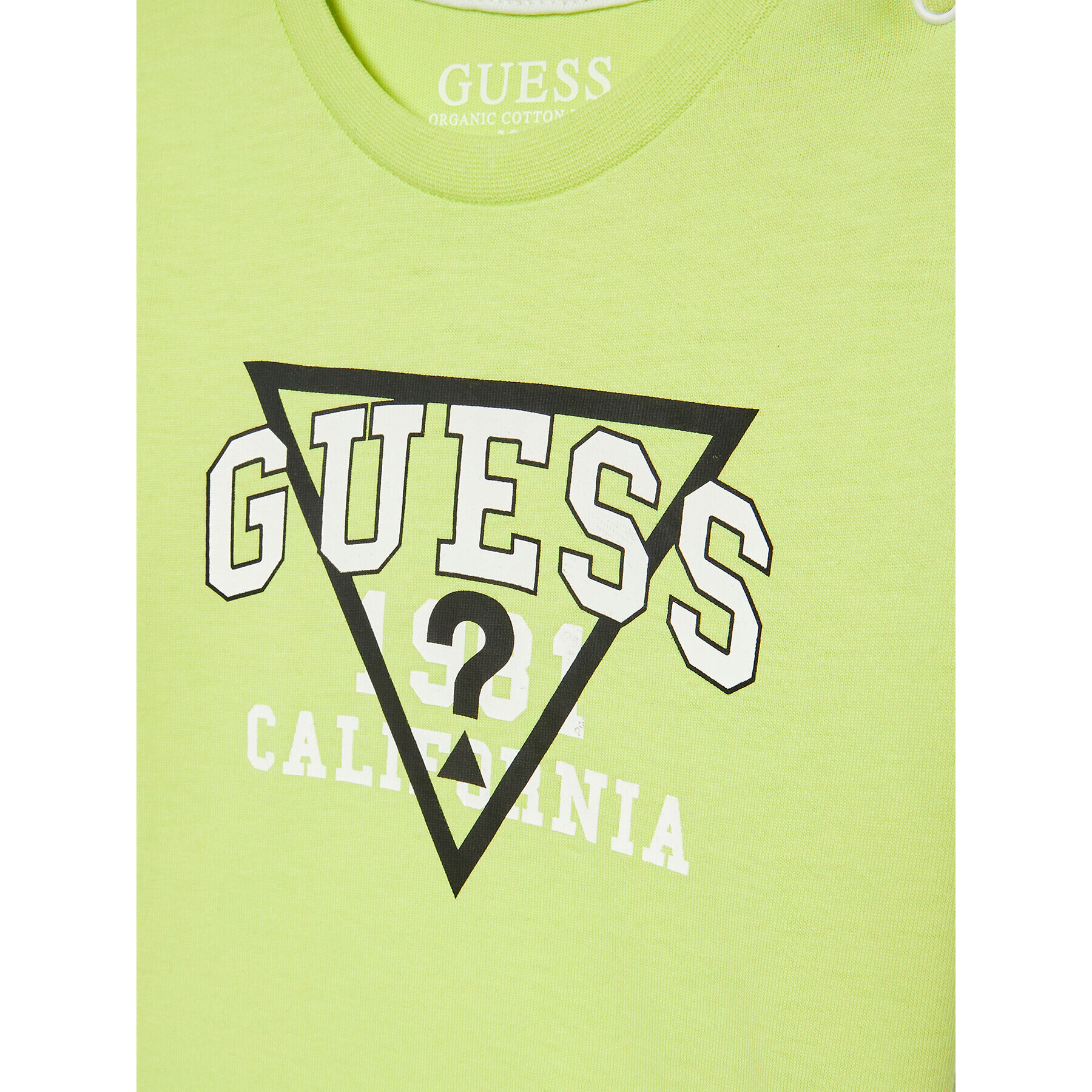 Guess T-Shirt I3RI03 K8HM0 Zelená Regular Fit - Pepit.cz