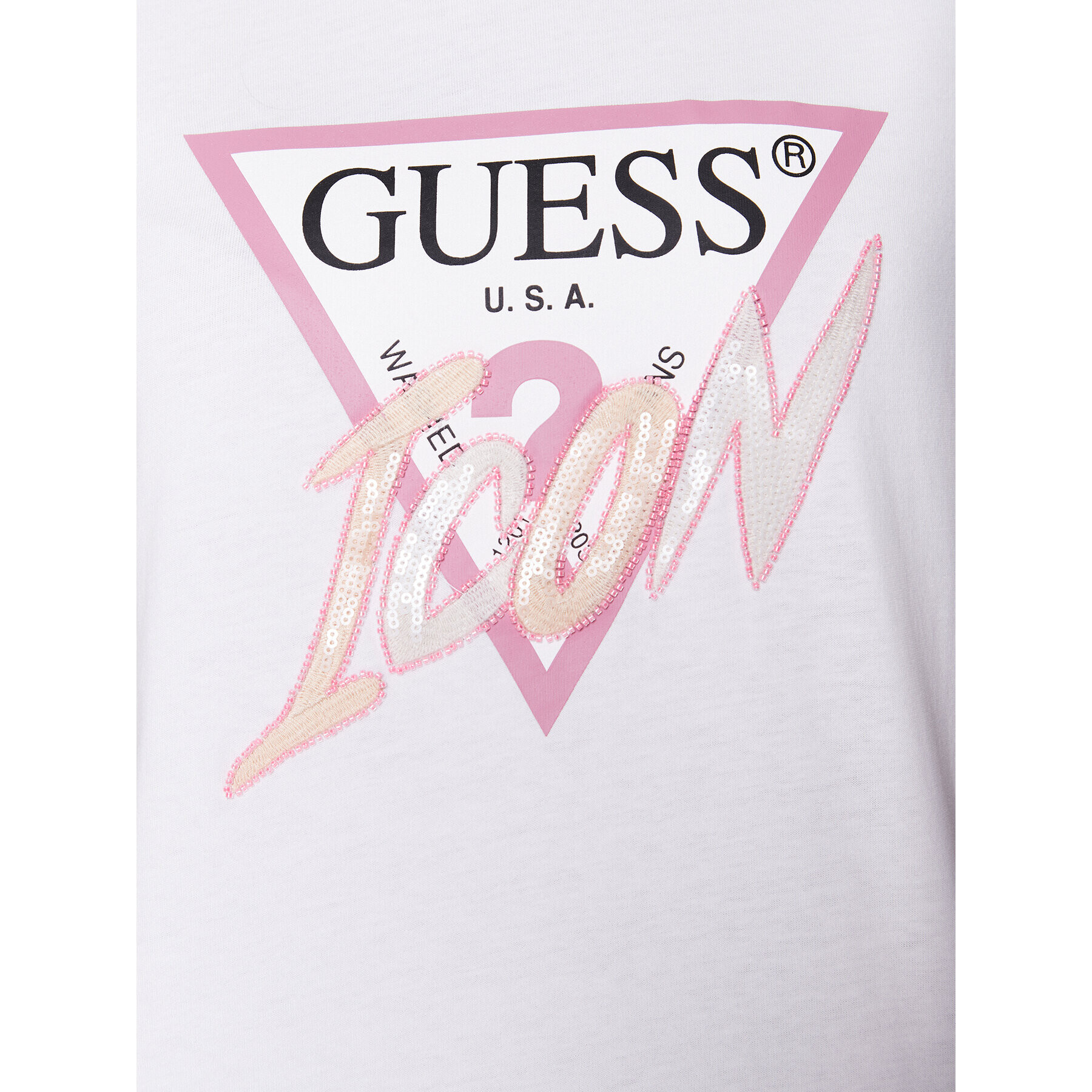 Guess T-Shirt Icon W3RI12 I3Z14 Bílá Regular Fit - Pepit.cz