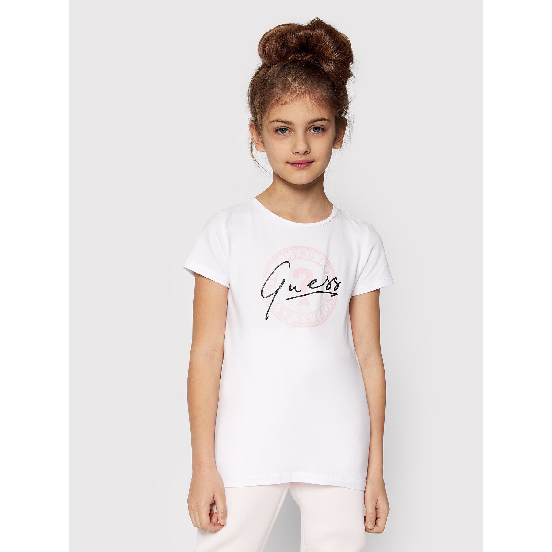 Guess T-Shirt J1BI20 J1311 Bílá Regular Fit - Pepit.cz