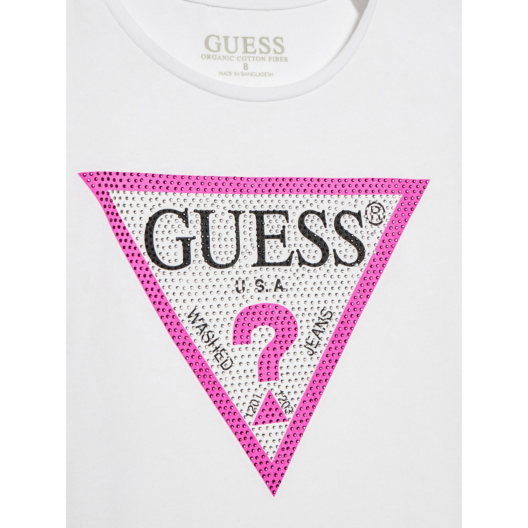 Guess T-Shirt J1YI35 K6YW1 Bílá Regular Fit - Pepit.cz