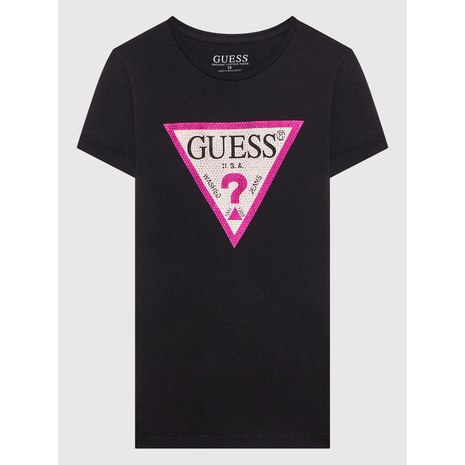 Guess T-Shirt J1YI35 K6YW1 Černá Regular Fit - Pepit.cz