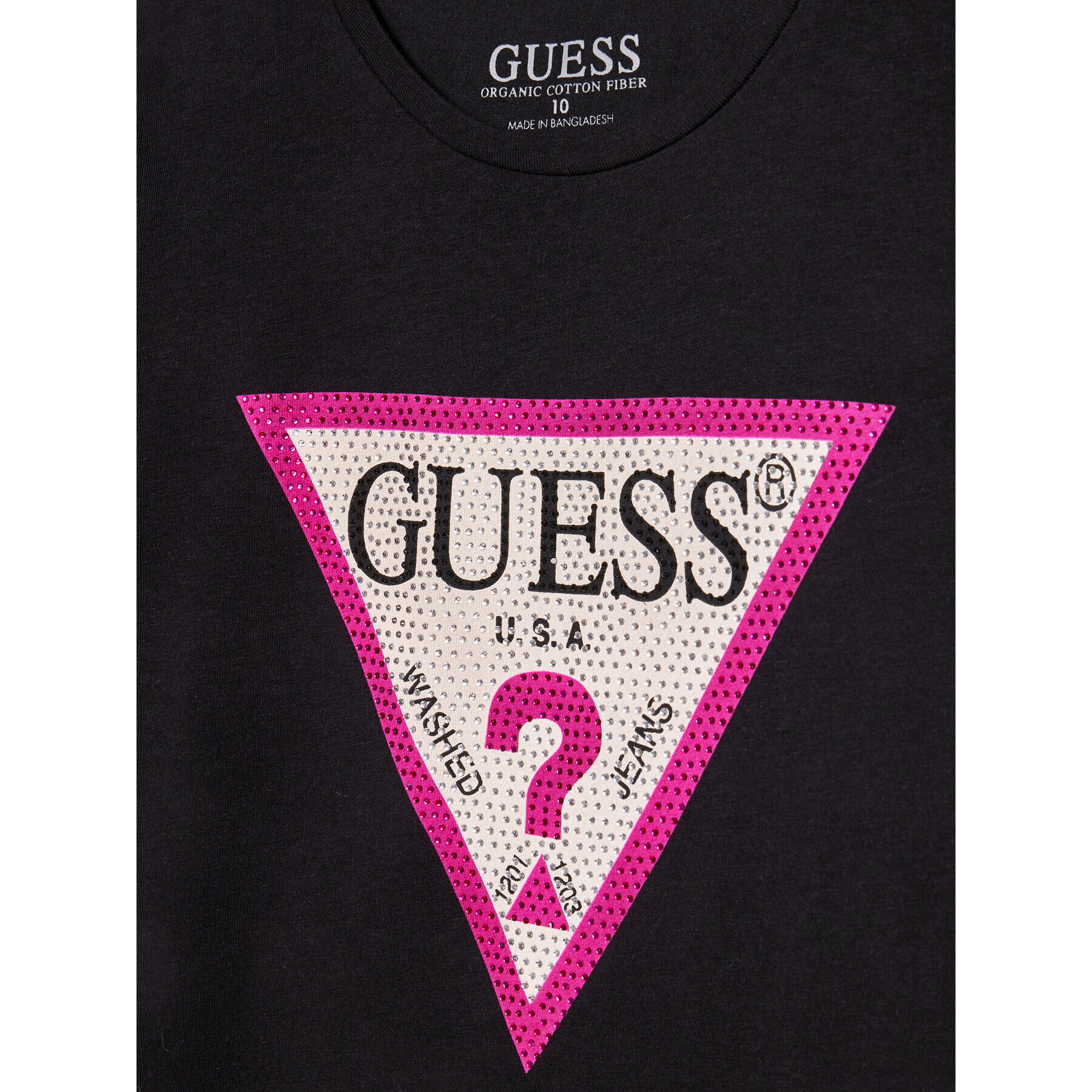 Guess T-Shirt J1YI35 K6YW1 Černá Regular Fit - Pepit.cz