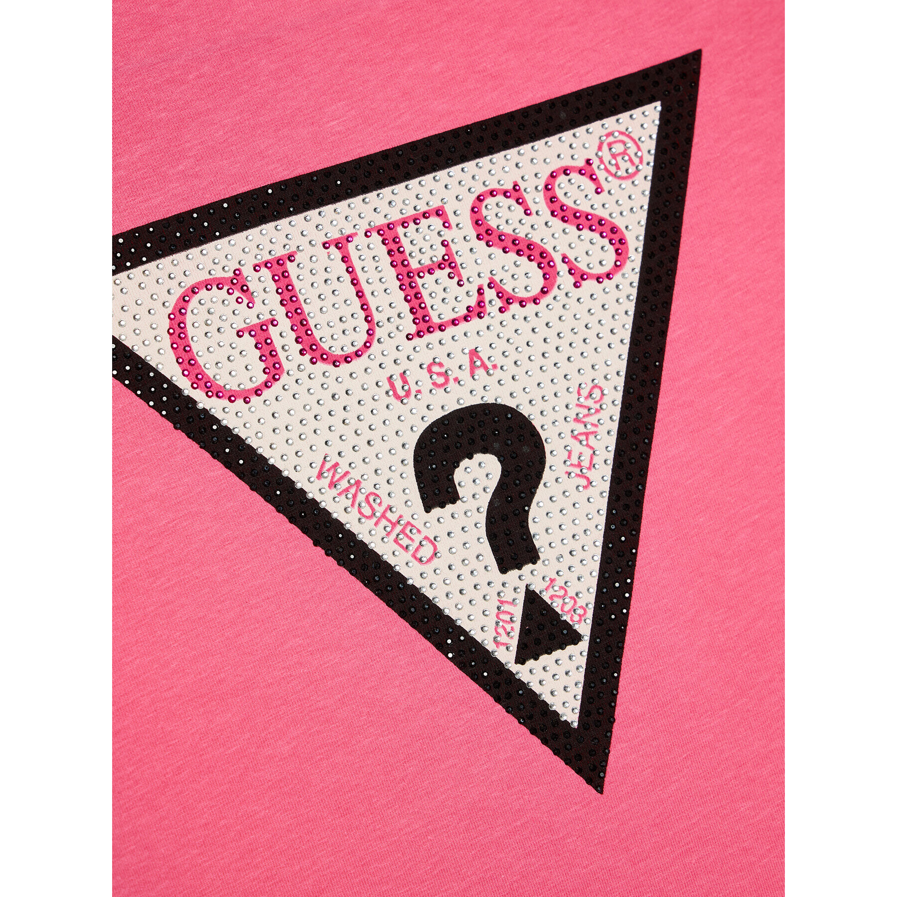 Guess T-Shirt J1YI35 K6YW1 Růžová Regular Fit - Pepit.cz