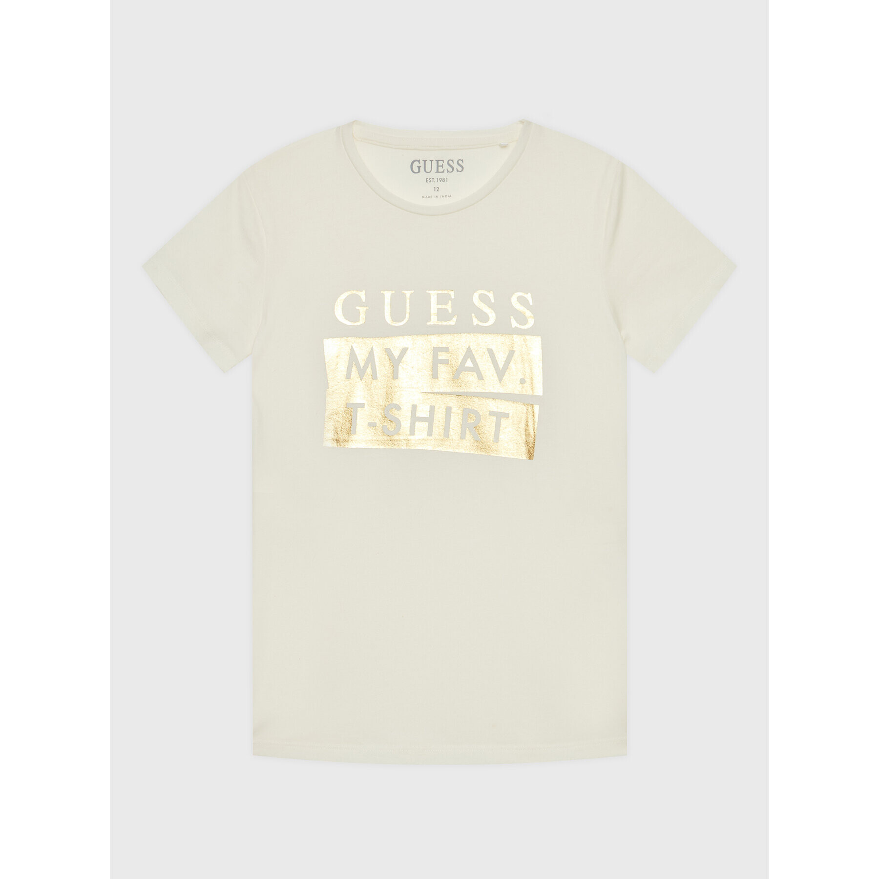 Guess T-Shirt J2BI02 J1313 Bílá Regular Fit - Pepit.cz