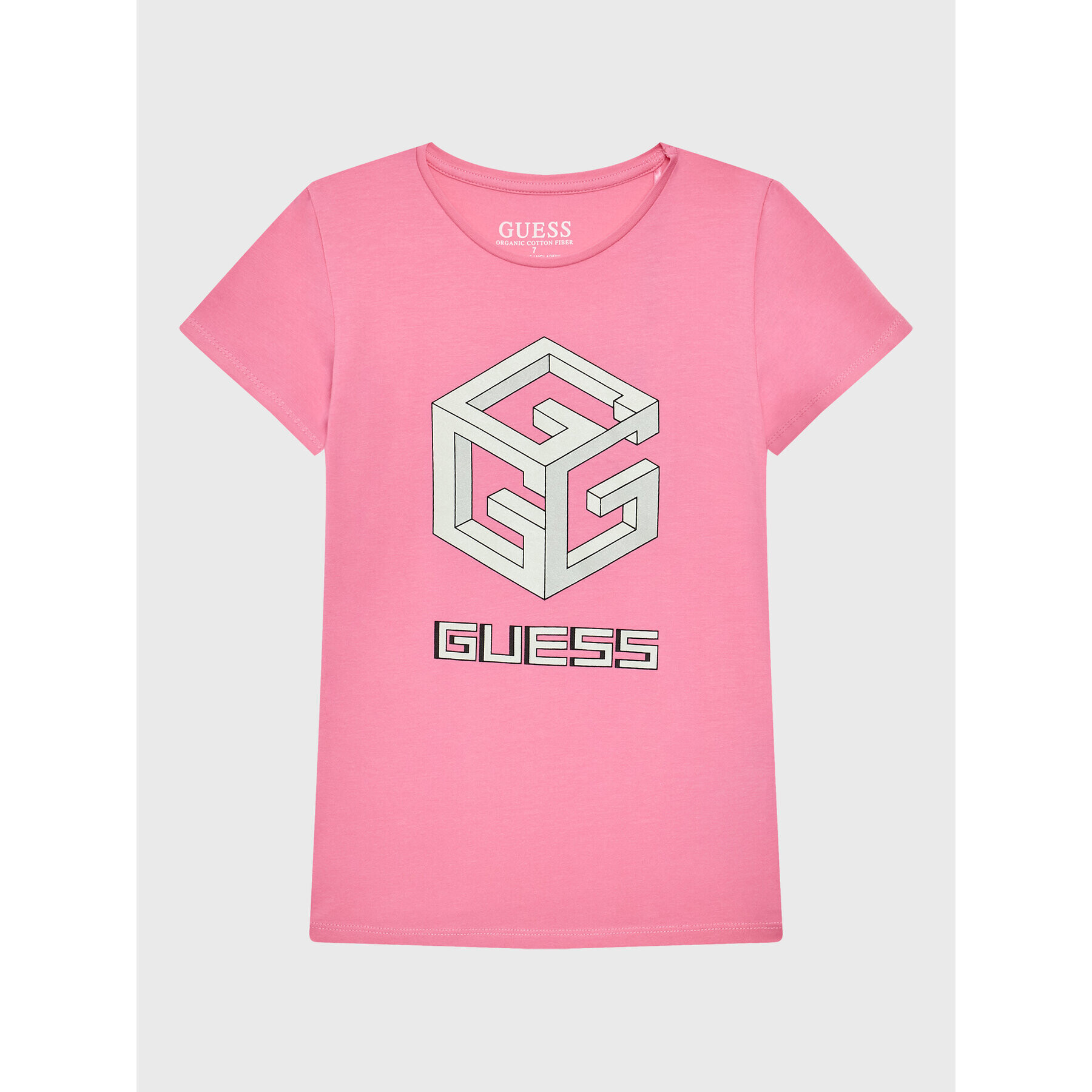 Guess T-Shirt J2BI19 J1311 Růžová Regular Fit - Pepit.cz