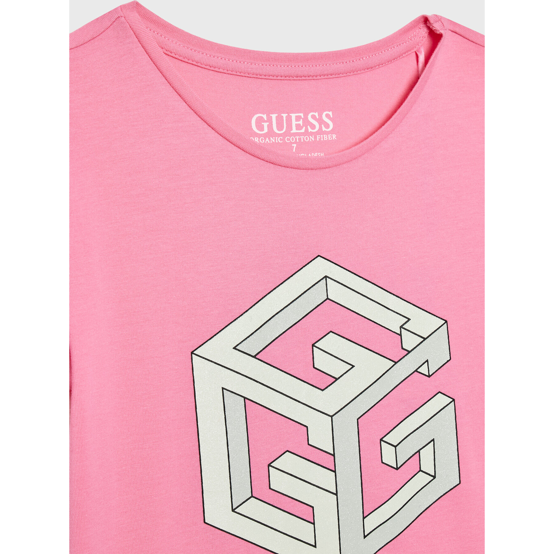 Guess T-Shirt J2BI19 J1311 Růžová Regular Fit - Pepit.cz