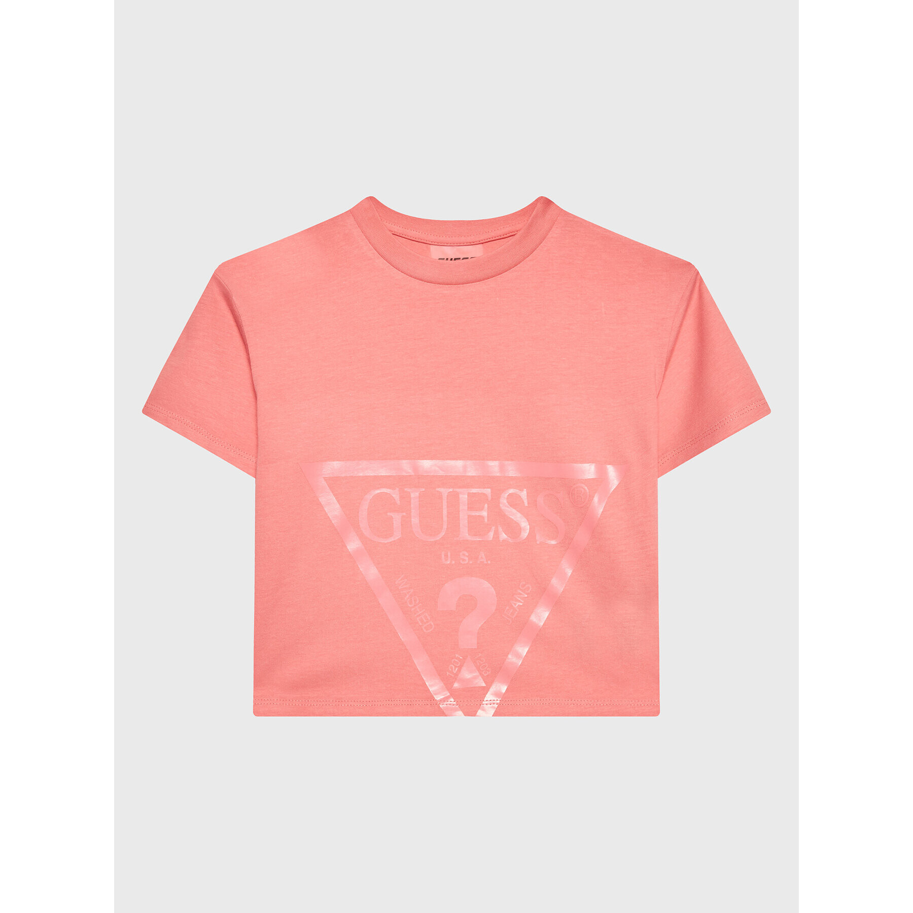 Guess T-Shirt J2BI41 K8HM0 Barevná Cropped Fit - Pepit.cz