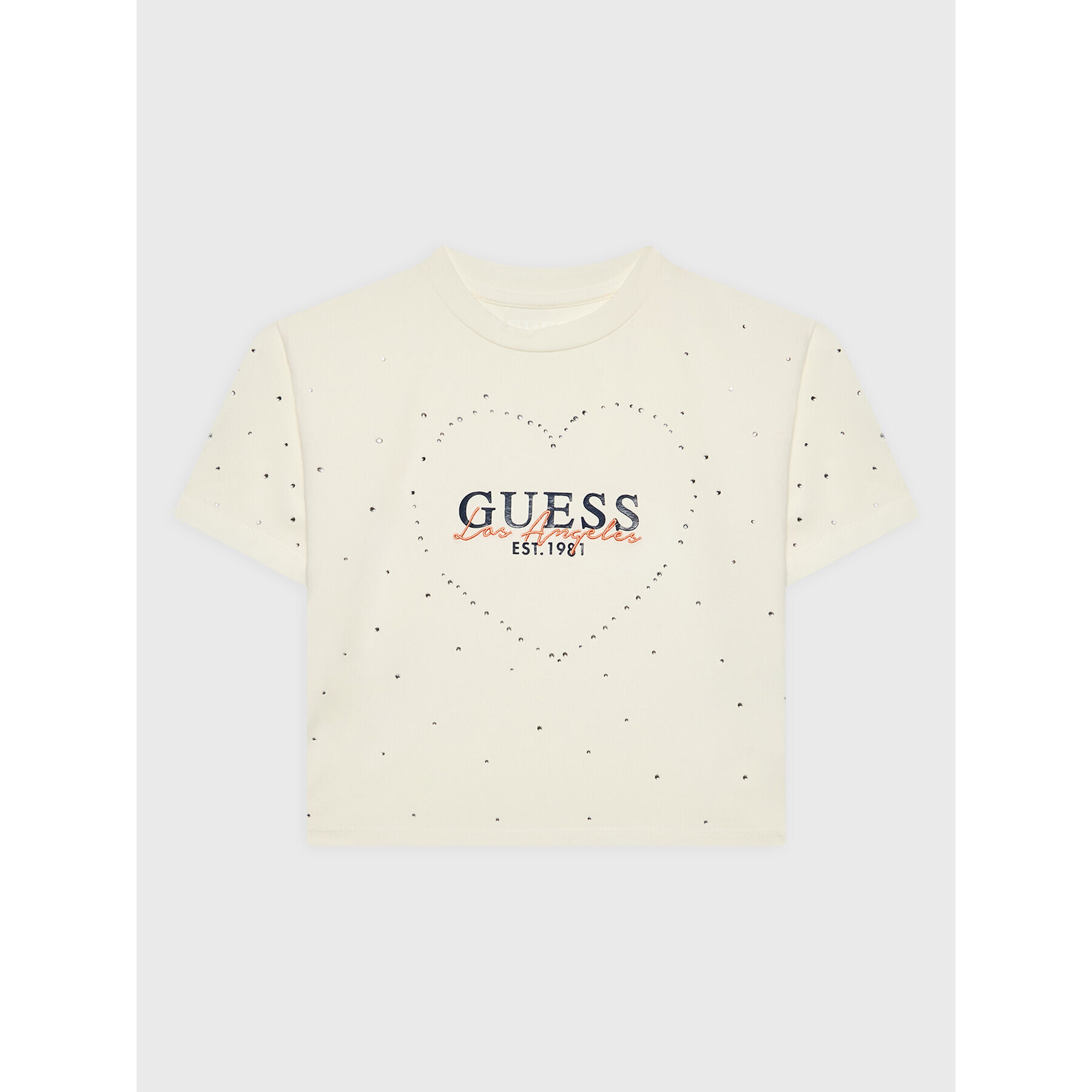 Guess T-Shirt J2BI44 J1311 Béžová Regular Fit - Pepit.cz