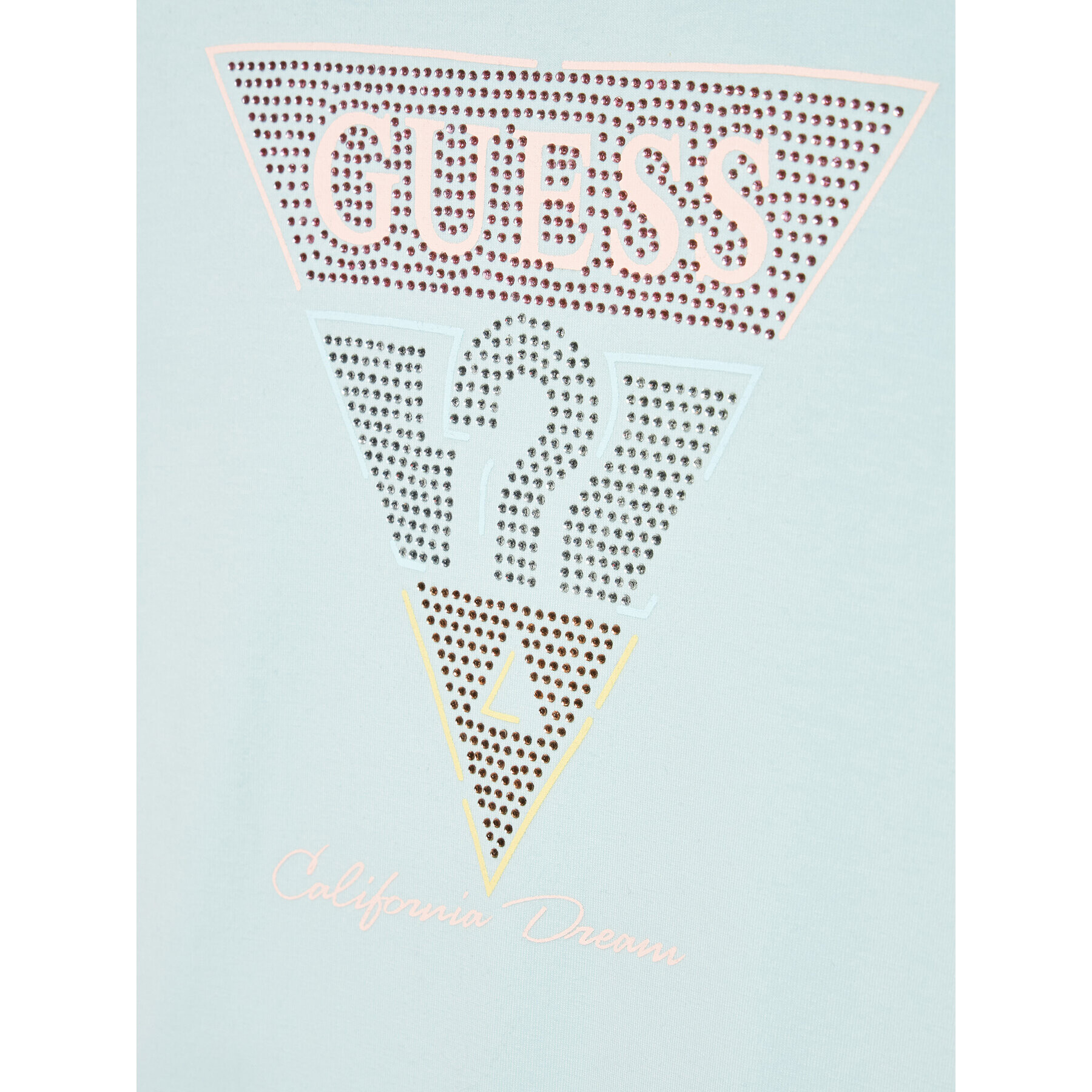 Guess T-Shirt J2GI17 K6YW1 Modrá Regular Fit - Pepit.cz