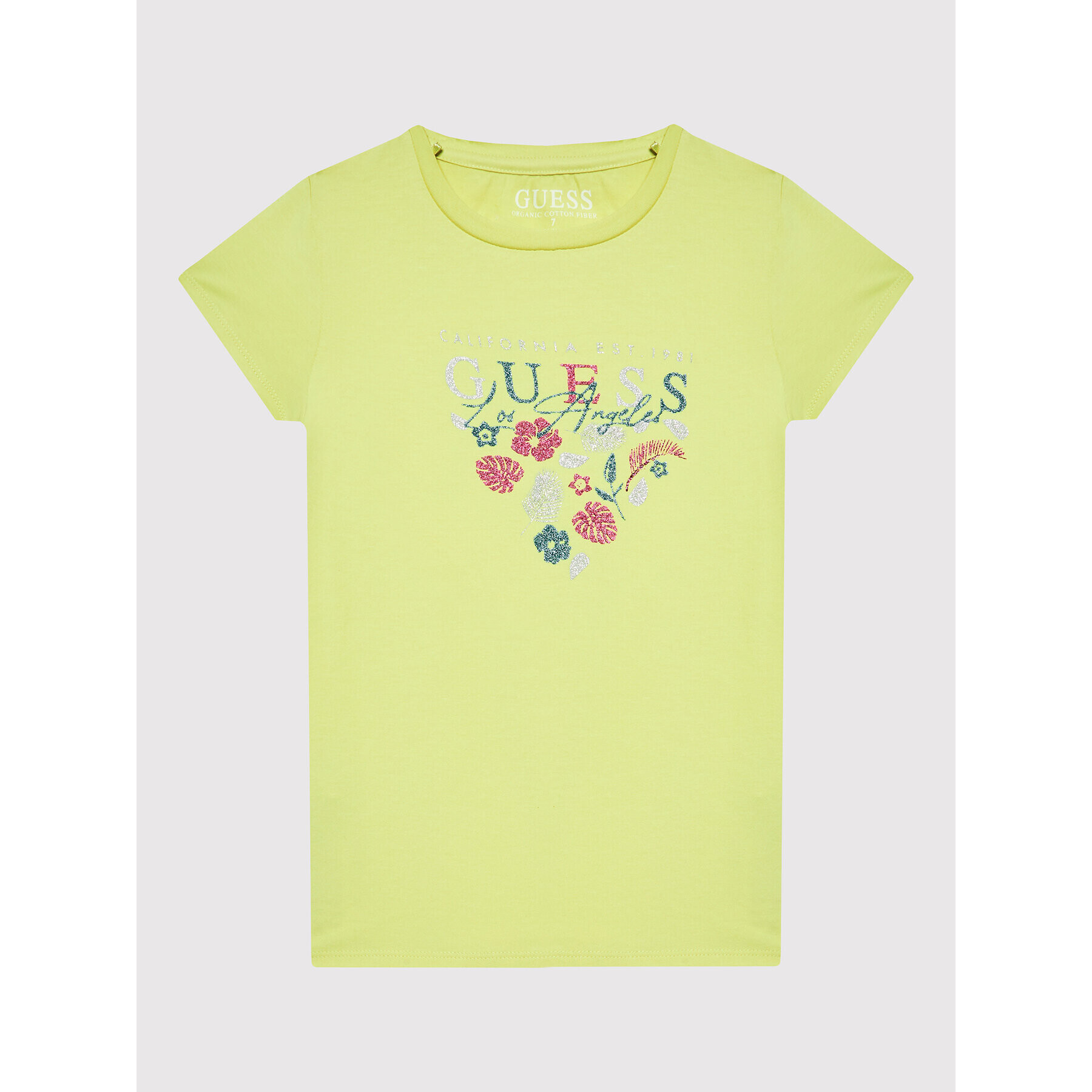 Guess T-Shirt J2GI20 K6YW1 Zelená Regular Fit - Pepit.cz